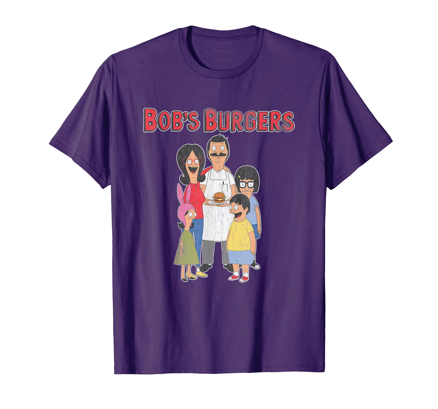 Bob's Burgers Retro Cartoon Family T-Shirt