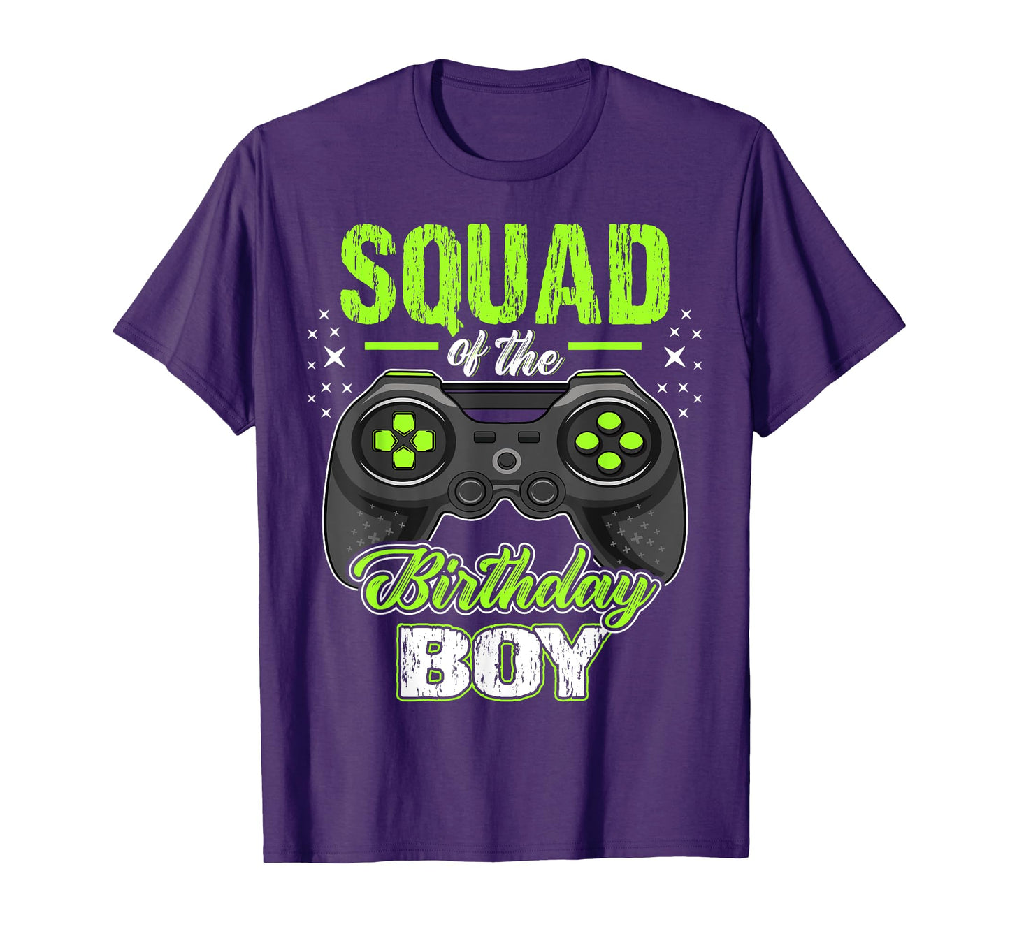 Squad of the Birthday Boy Matching Video Gamer Birthday T-Shirt