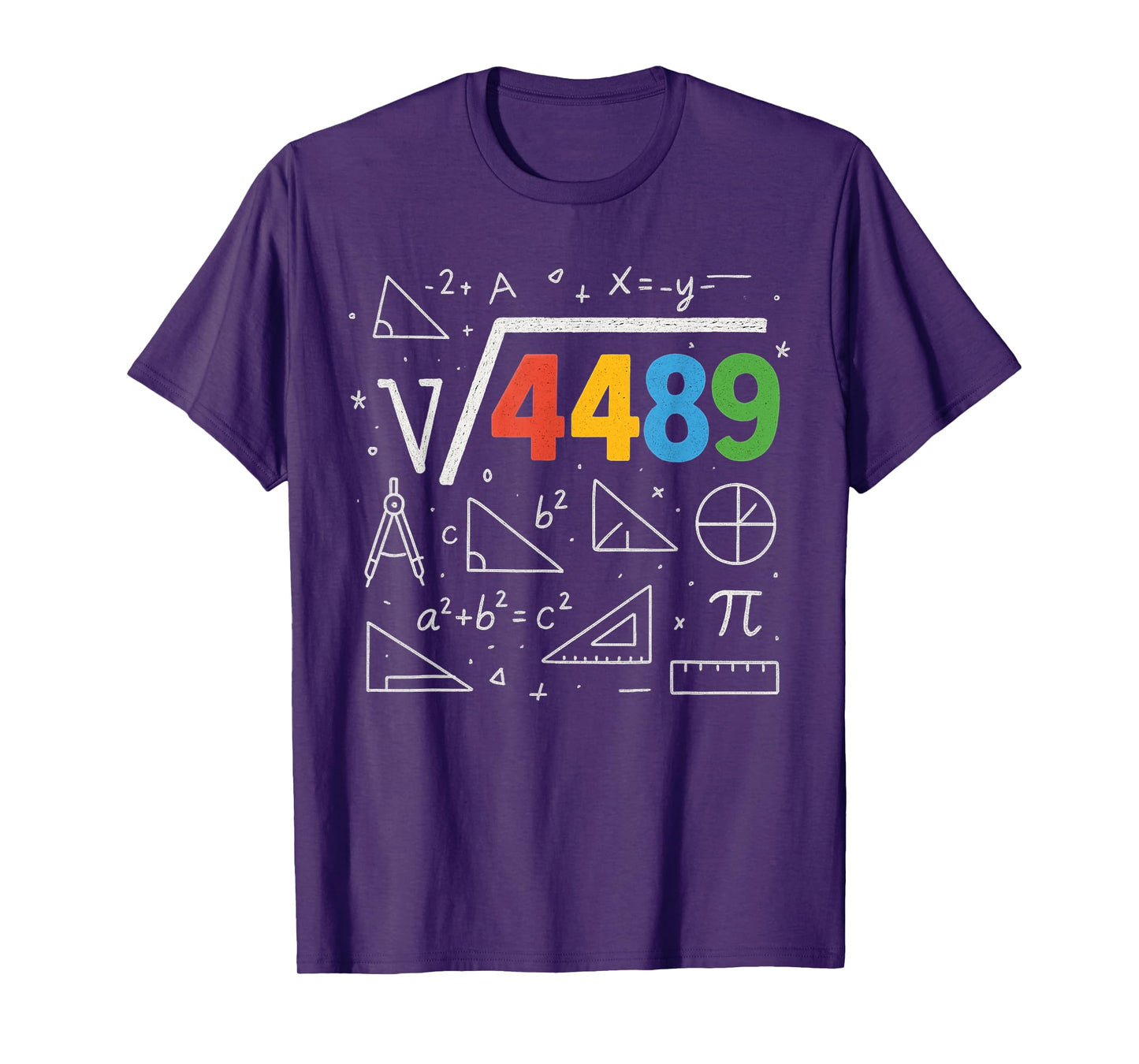 67 Meme Square Root 4489 Slang Six Seven Math Teacher T-Shirt