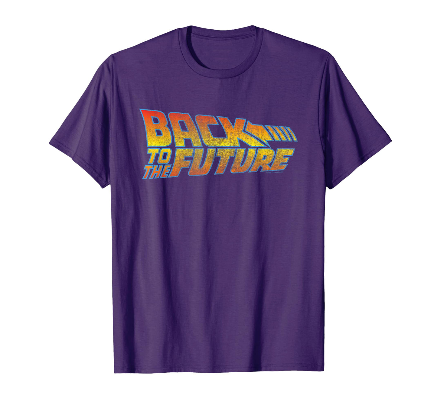 Back to the Future Distressed Logo T-Shirt