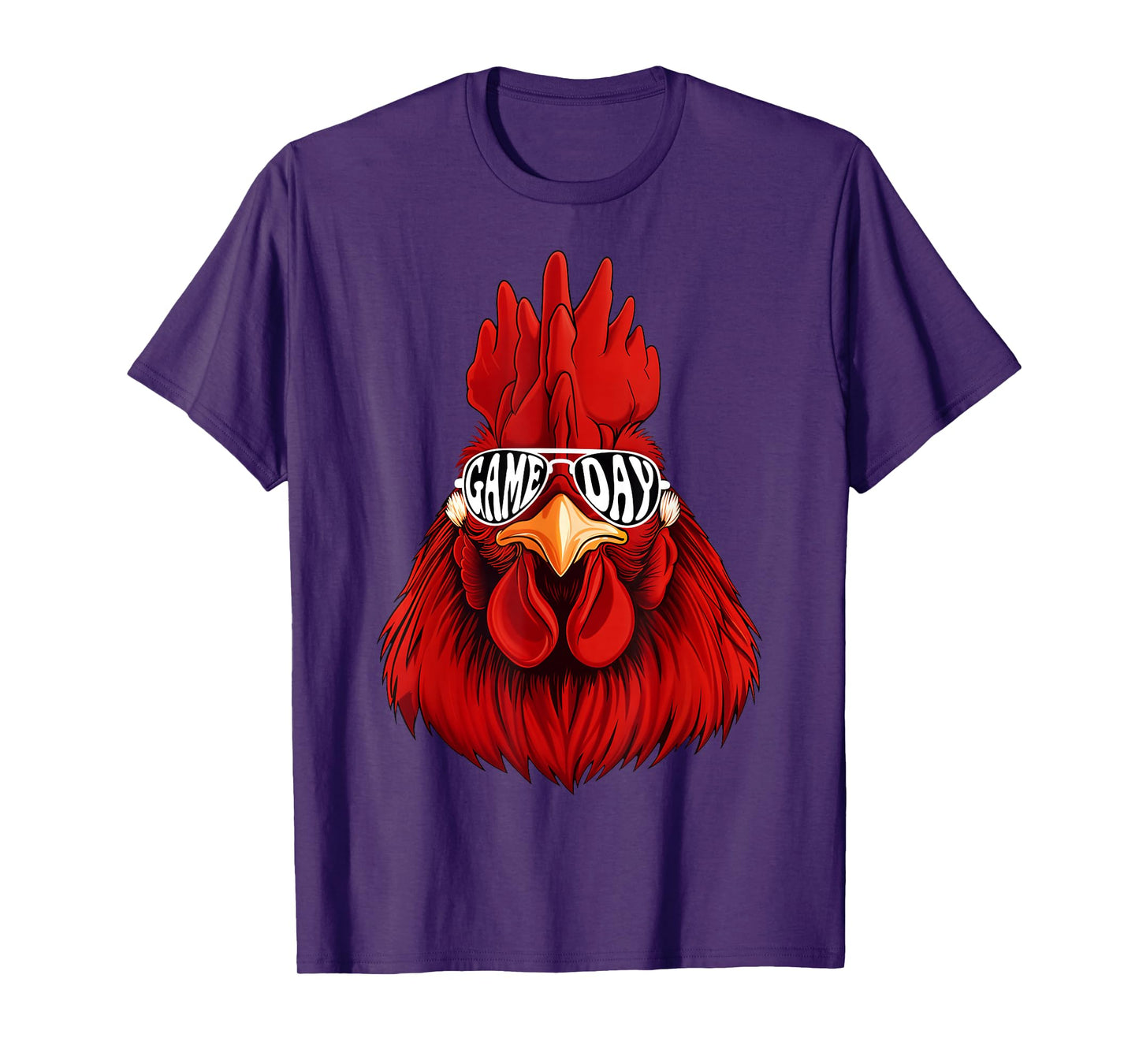 Vintage Rooster Wearing Sunglasses Retro Graphic Tee Rooster T-Shirt