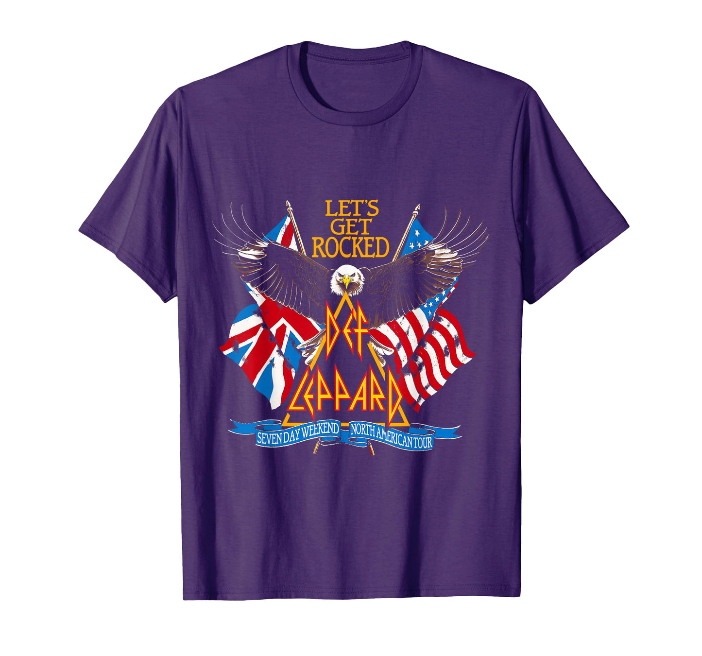 Official Def Leppard Let's Get Rocked T-Shirt