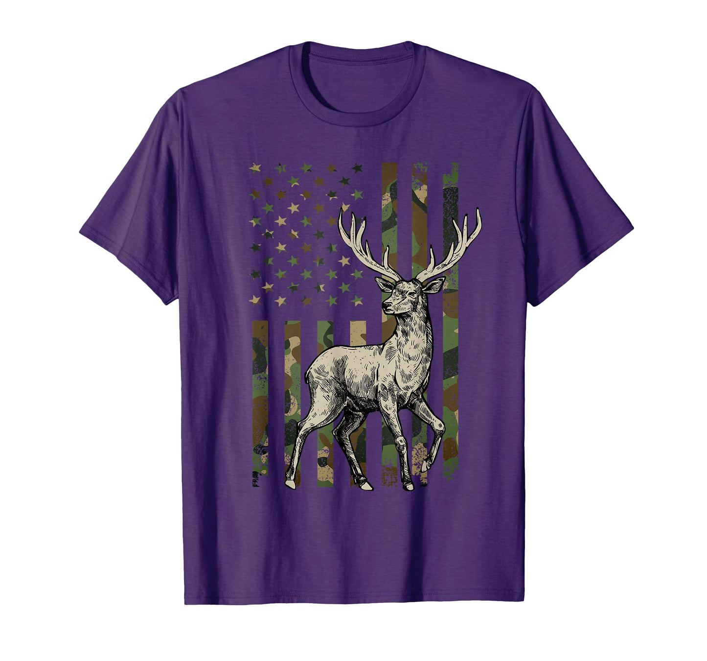 Deer Hunting Art for Men Women Wildlife Hunter Deer Hunting T-Shirt