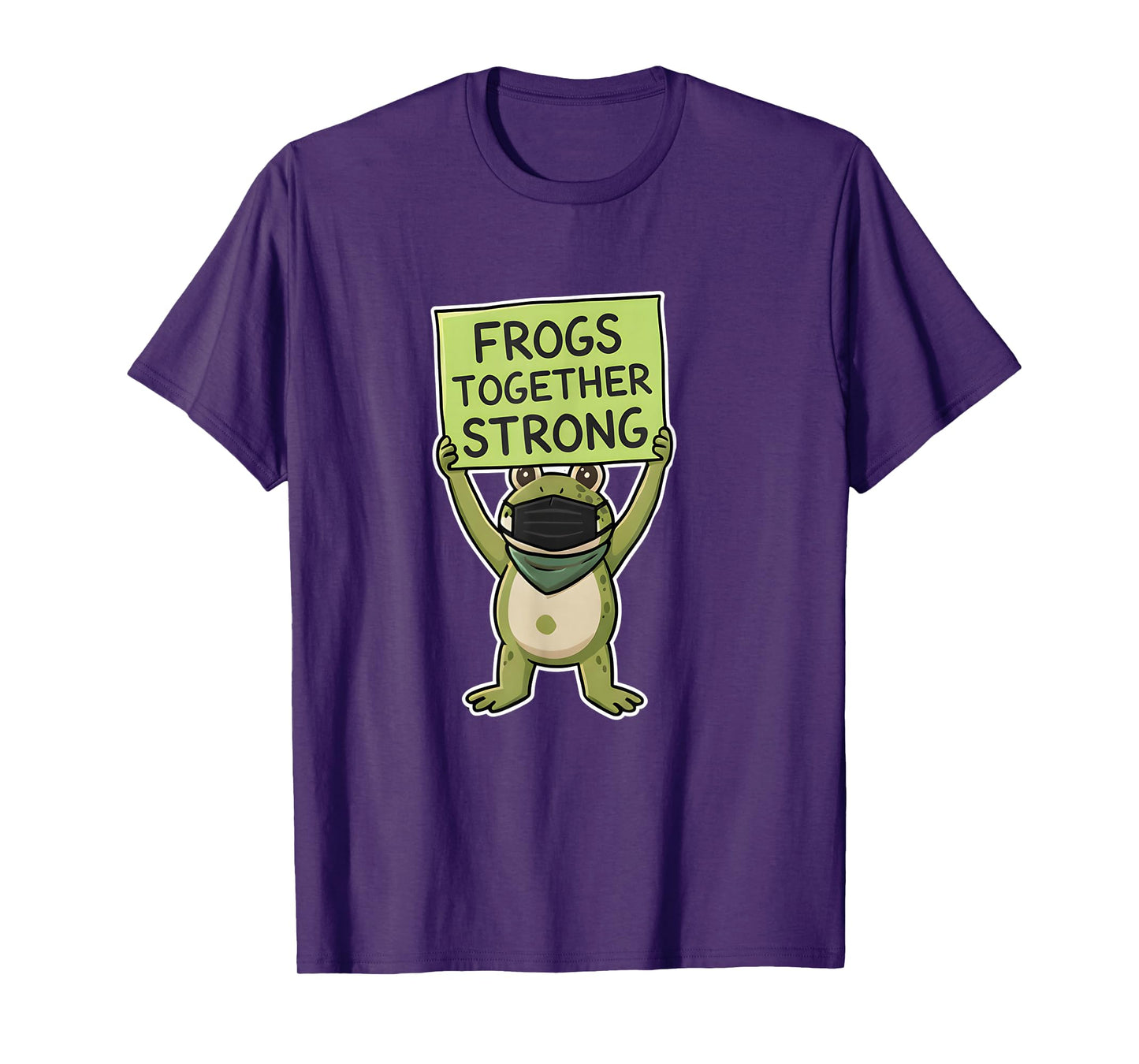 Retro Portland FrogTogether Strong Design T-Shirt