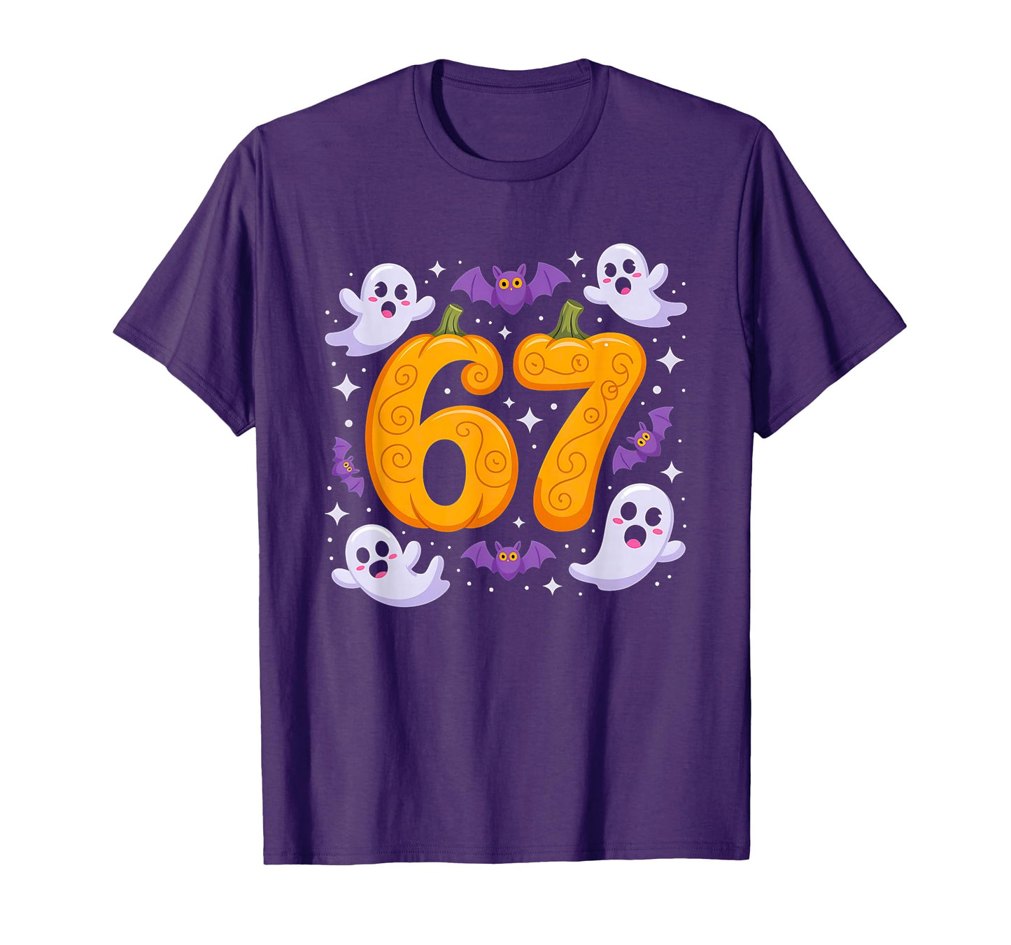 Six Seven Meme 6 7 Halloween Costume Couple T-Shirt