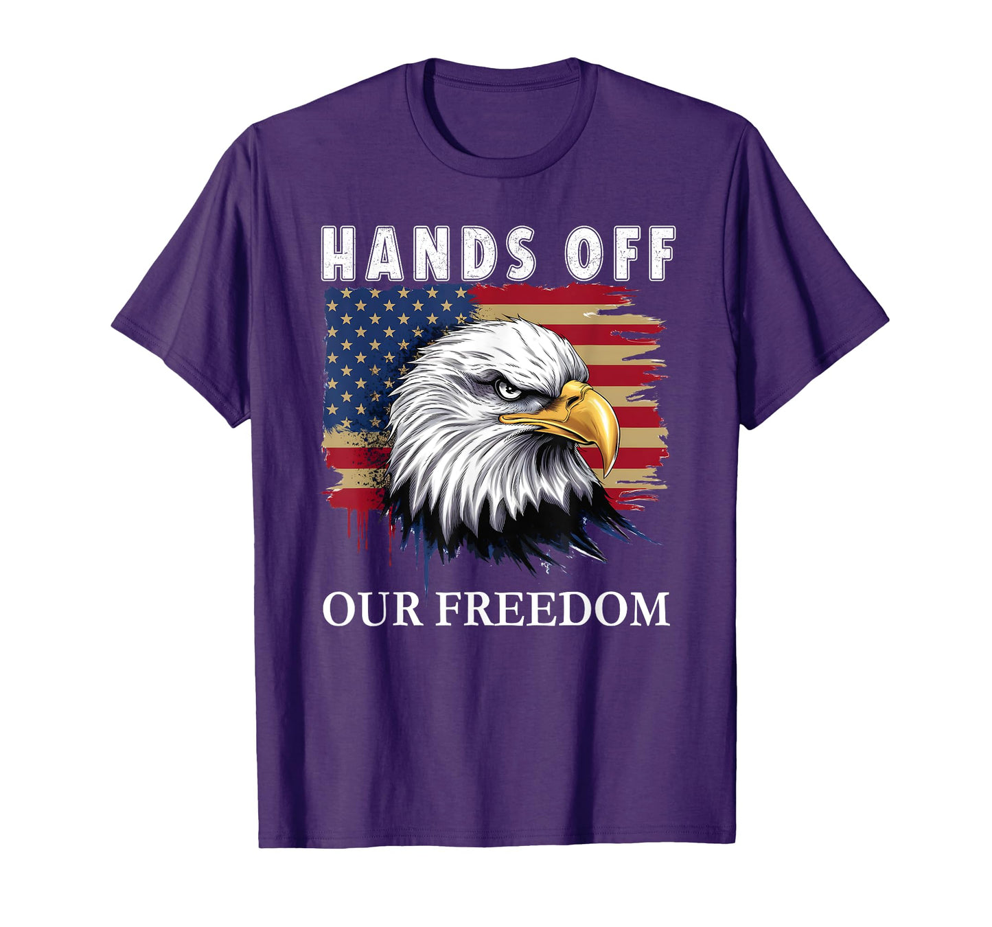 Hands Off Freedom Flag Protest Resist Hands Off My Democracy T-Shirt