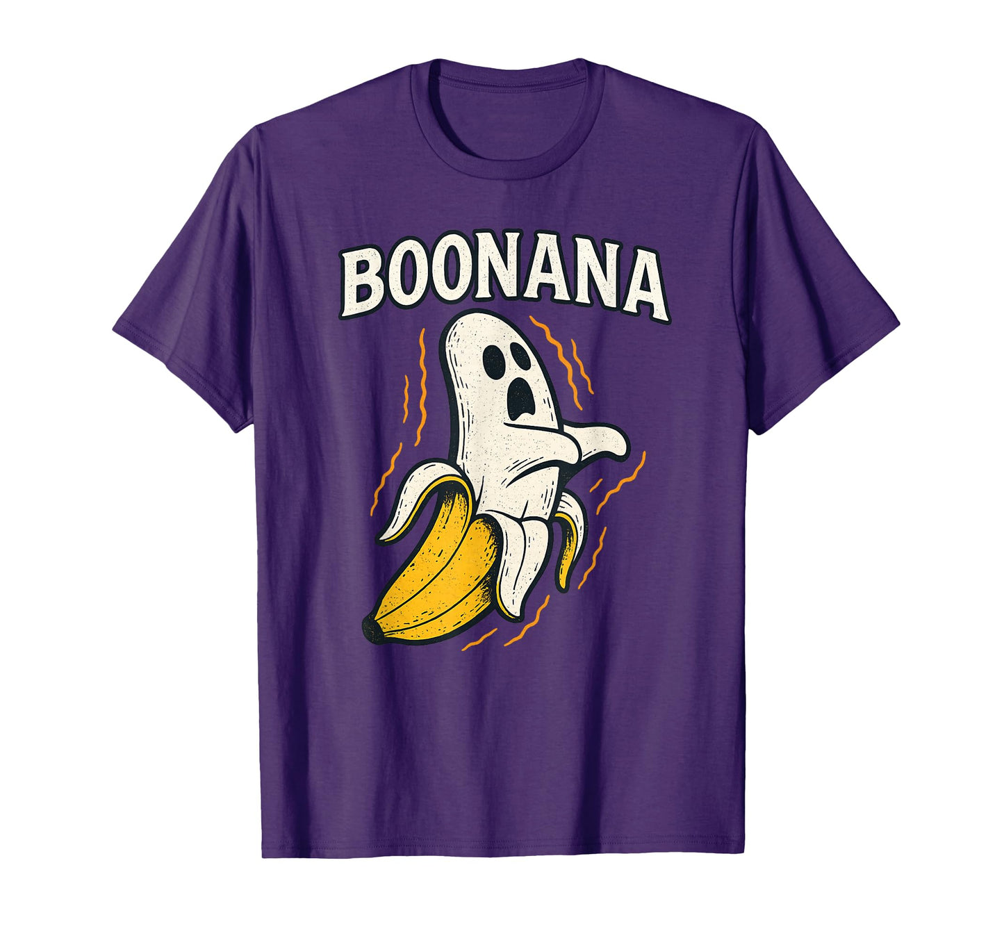 Boonana Cute Ghost Banana Halloween Costume Men Women Kids T-Shirt