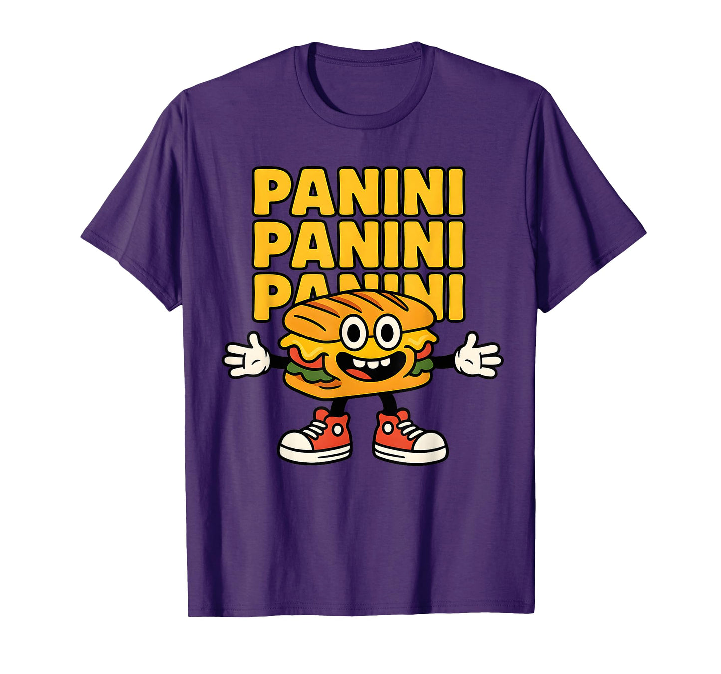 Panini Funny Italian Brainrot Meme Sandwich Kids Boys Humor T-Shirt