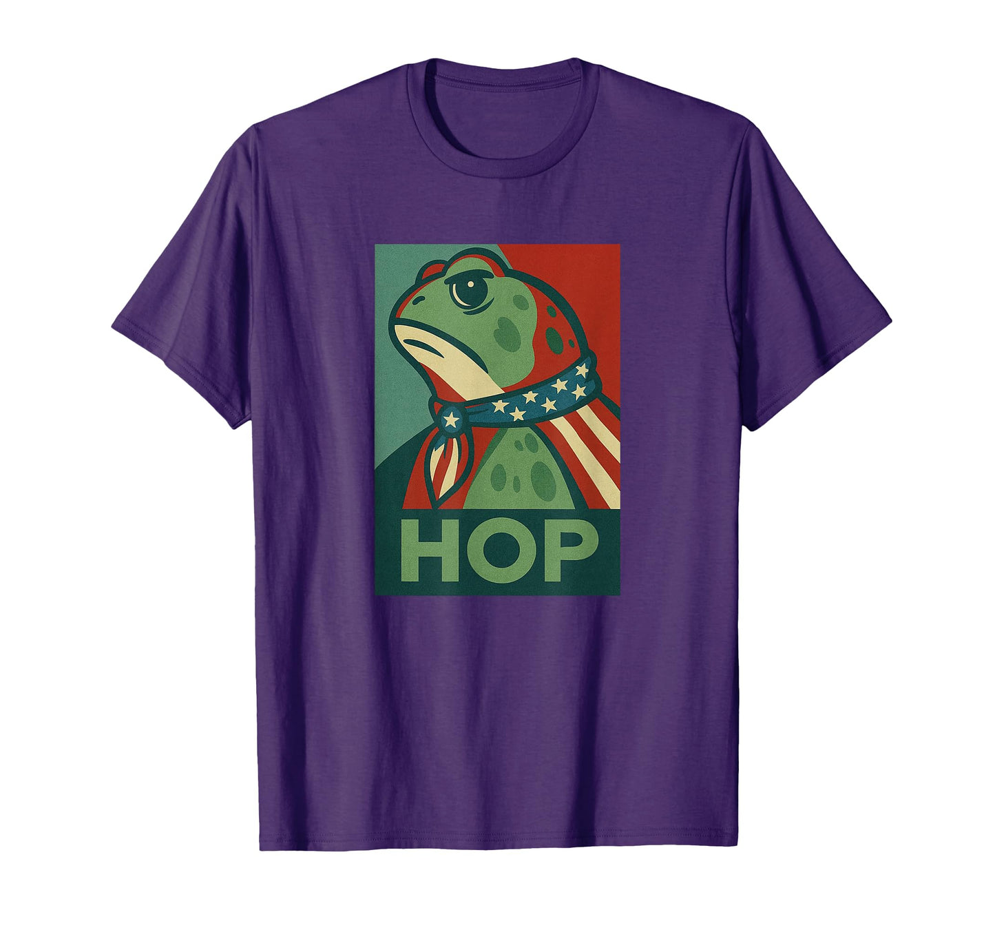Portland Frog Protest Hop Art Brigade No Kings 2025 T-Shirt