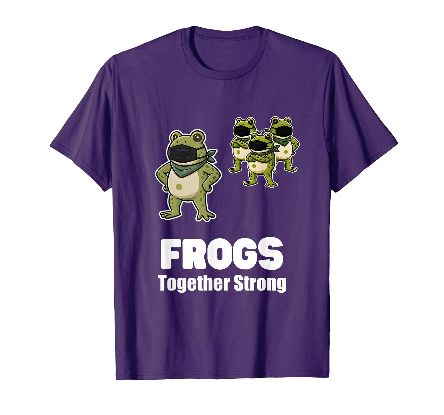 Retro Portland FrogTogether Strong Design T-Shirt