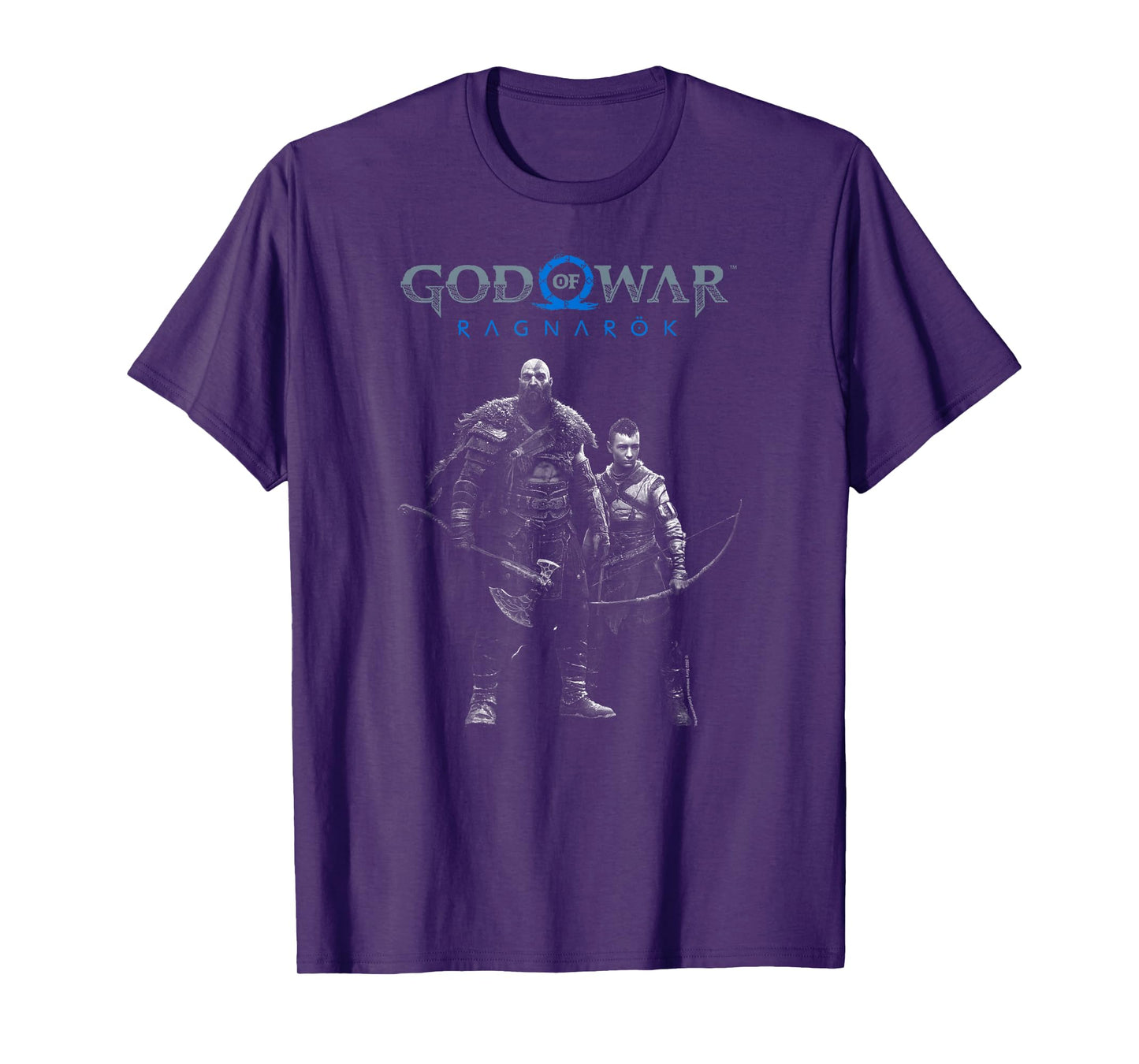 God of War: Ragnarok Silver Kratos and Atreus T-Shirt