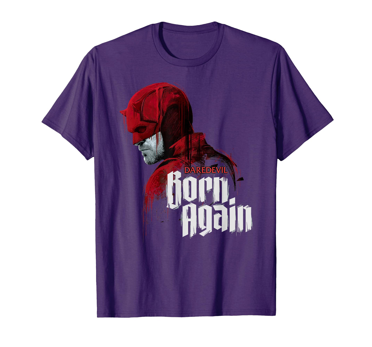 Marvel Daredevil: Born Again Disney+ Profile and Series Logo T-Shirt