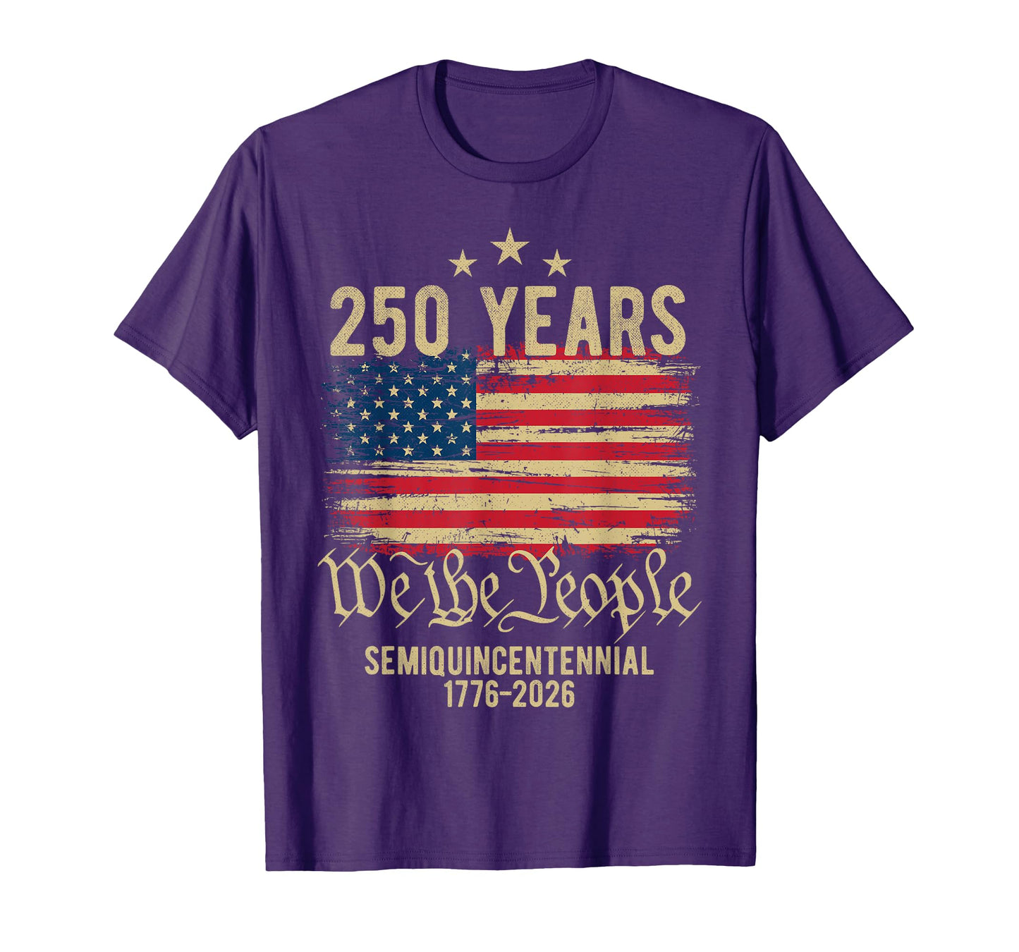 250 Years American Flag 250th Anniversary USA T-Shirt
