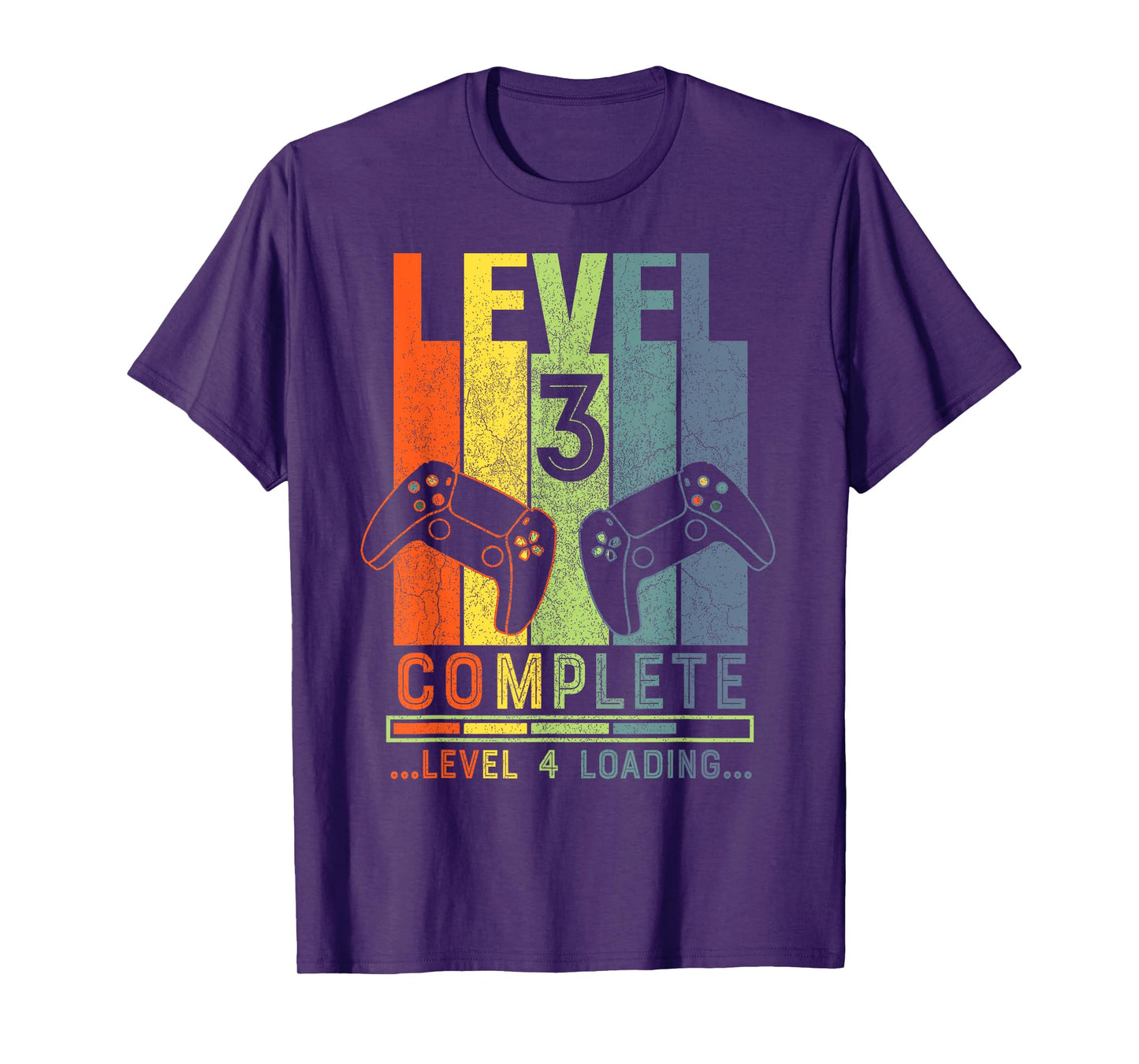 Level 3 Complete Gamer Gift 3 Years Wedding Anniversary T-Shirt
