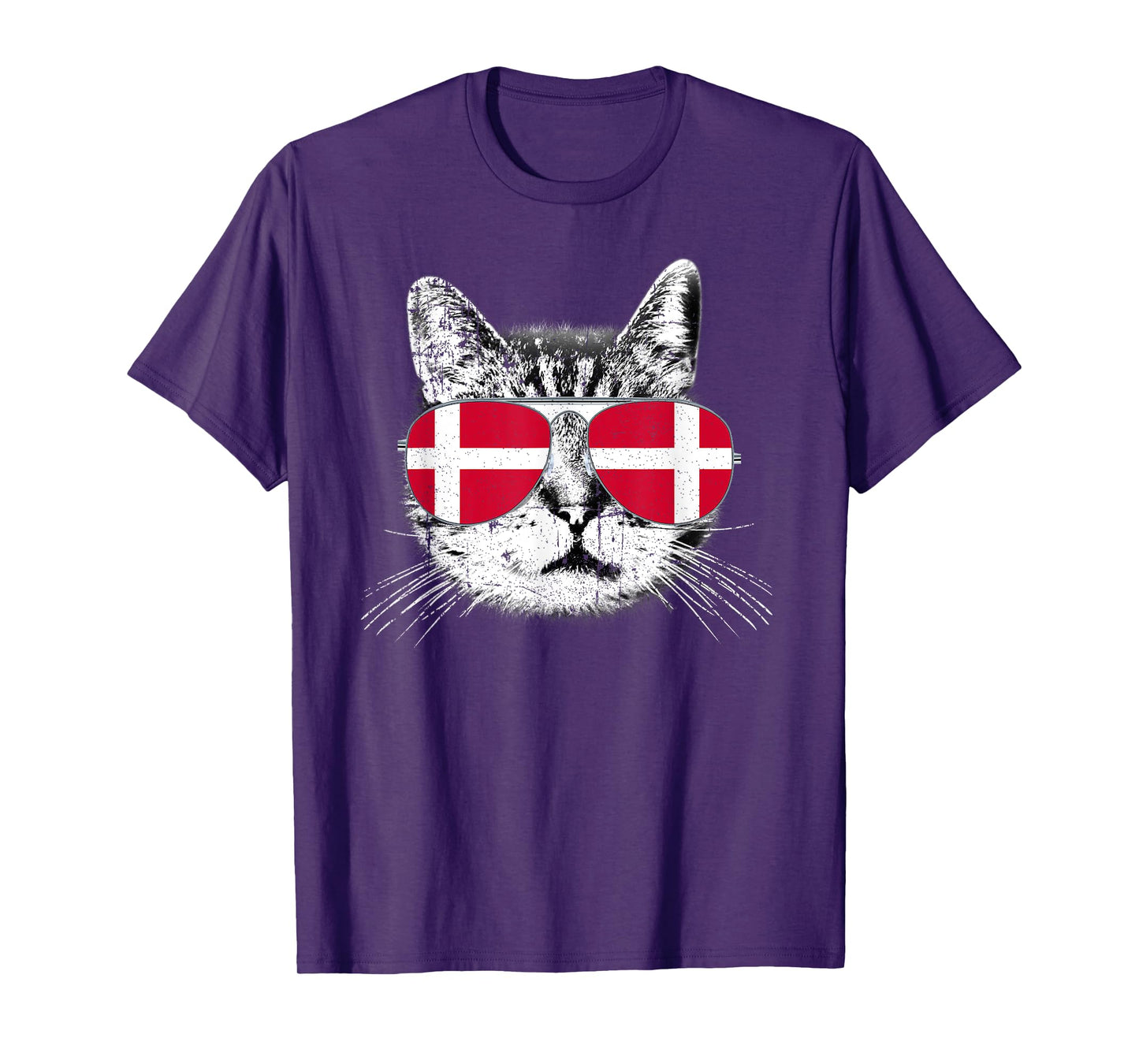 Denmark Flag Danish Cat Lover Pride Men Women Kids Gift T-Shirt