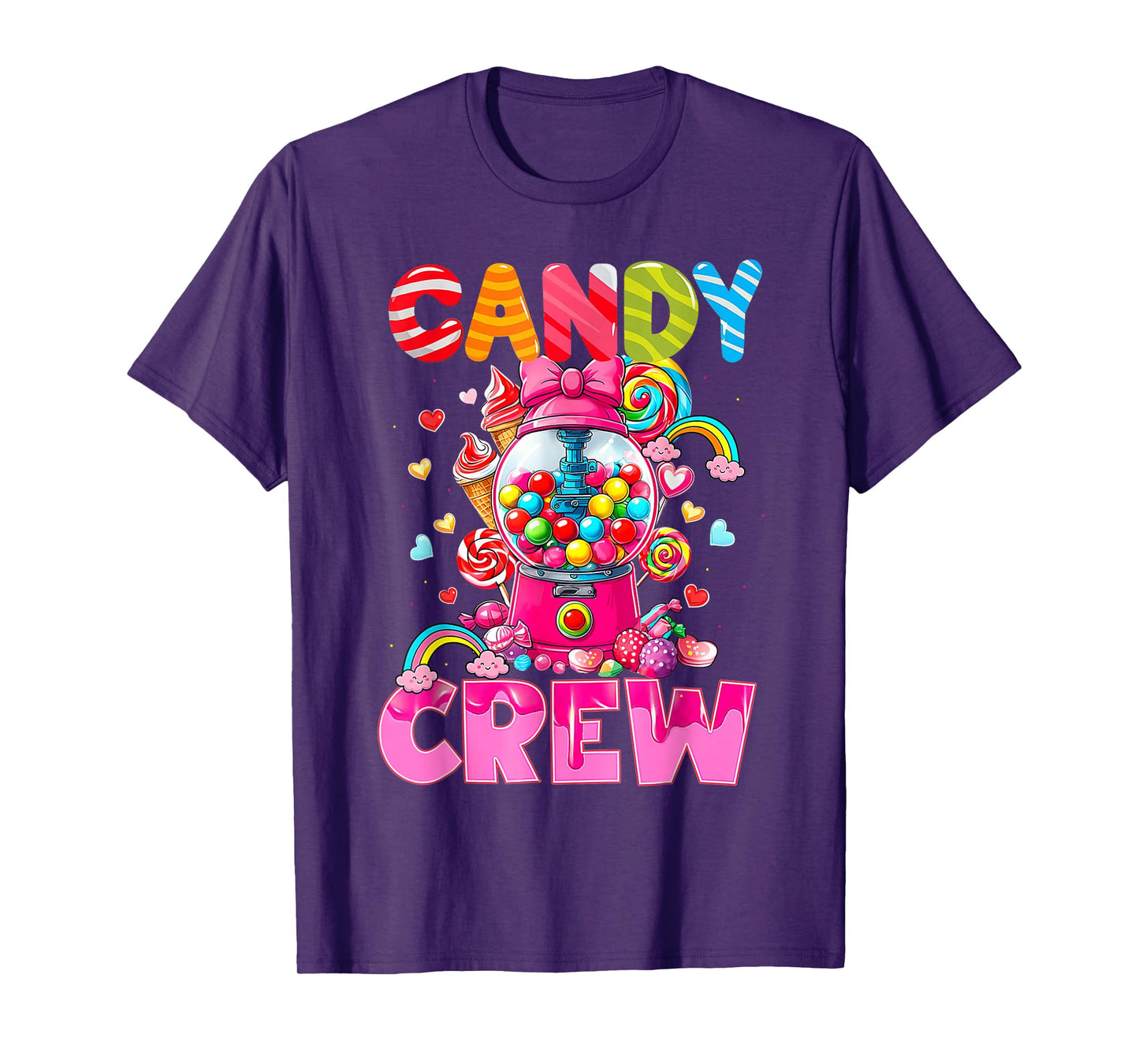 Candy Crew Candy Costume Women Candy Land Kids Sweetie T-Shirt