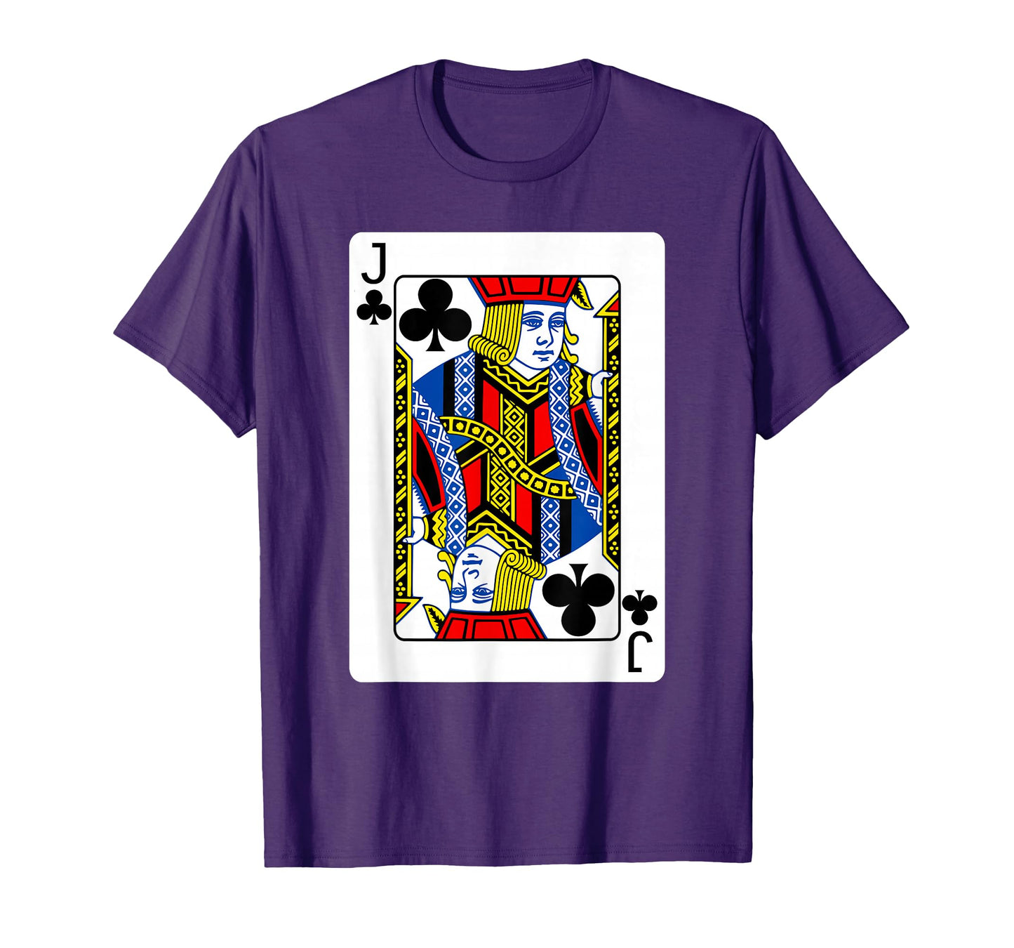 Jacks Of Clubs Playing Card Group Costume Poker Player T-Shirt