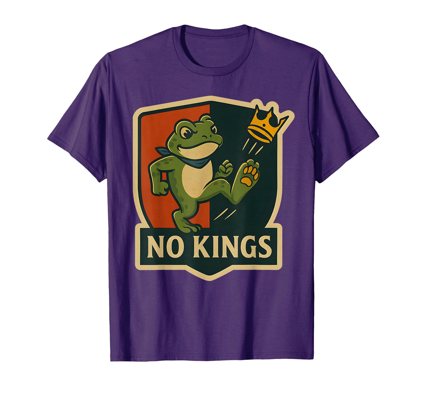 Frog No Kings Shirt Men Women No Kings in America T-Shirt