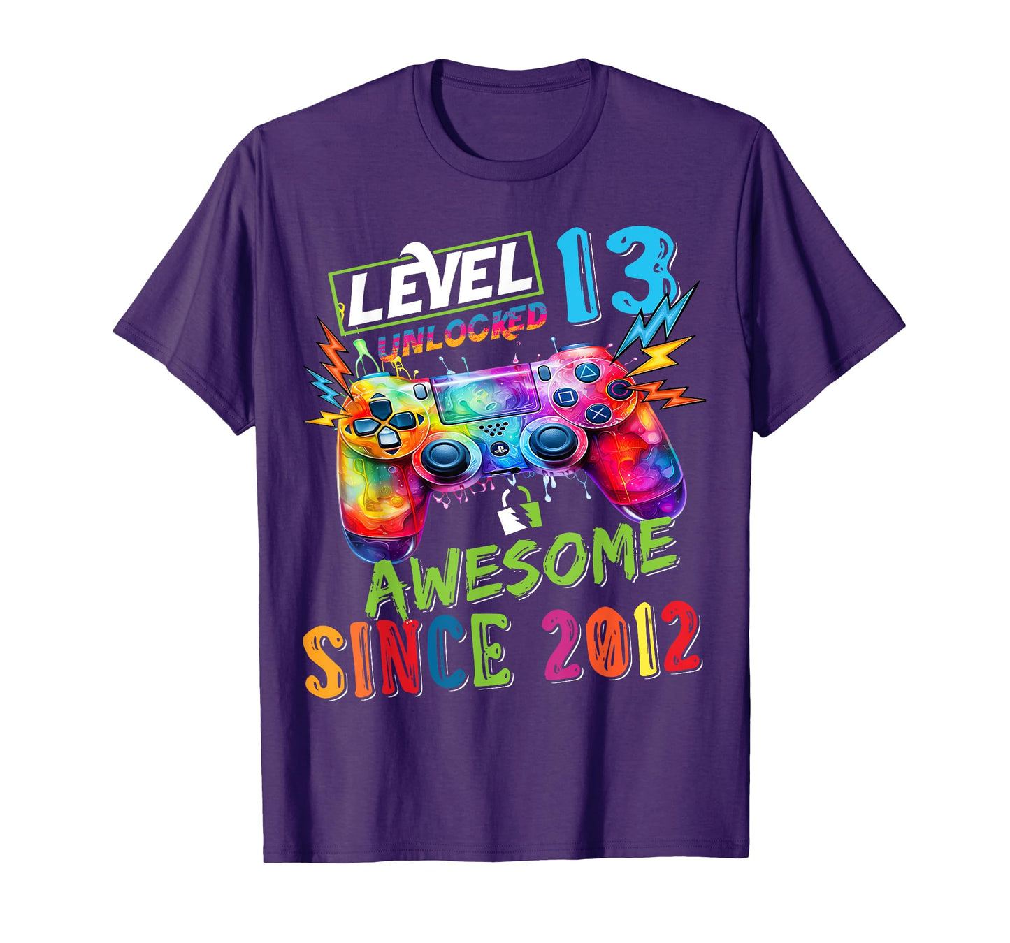 Level 13 Unlocked Awesome 2012 Video Games Birthday T-Shirt