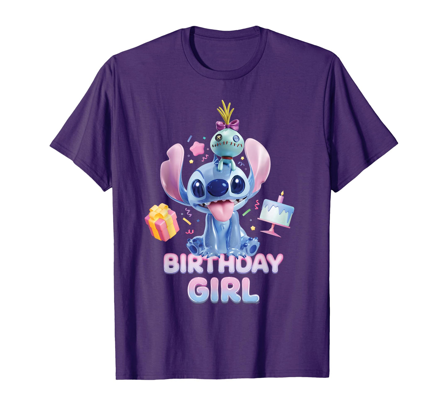 Disney Stitch & Scrump "Birthday Girl" Birthday Party T-Shirt