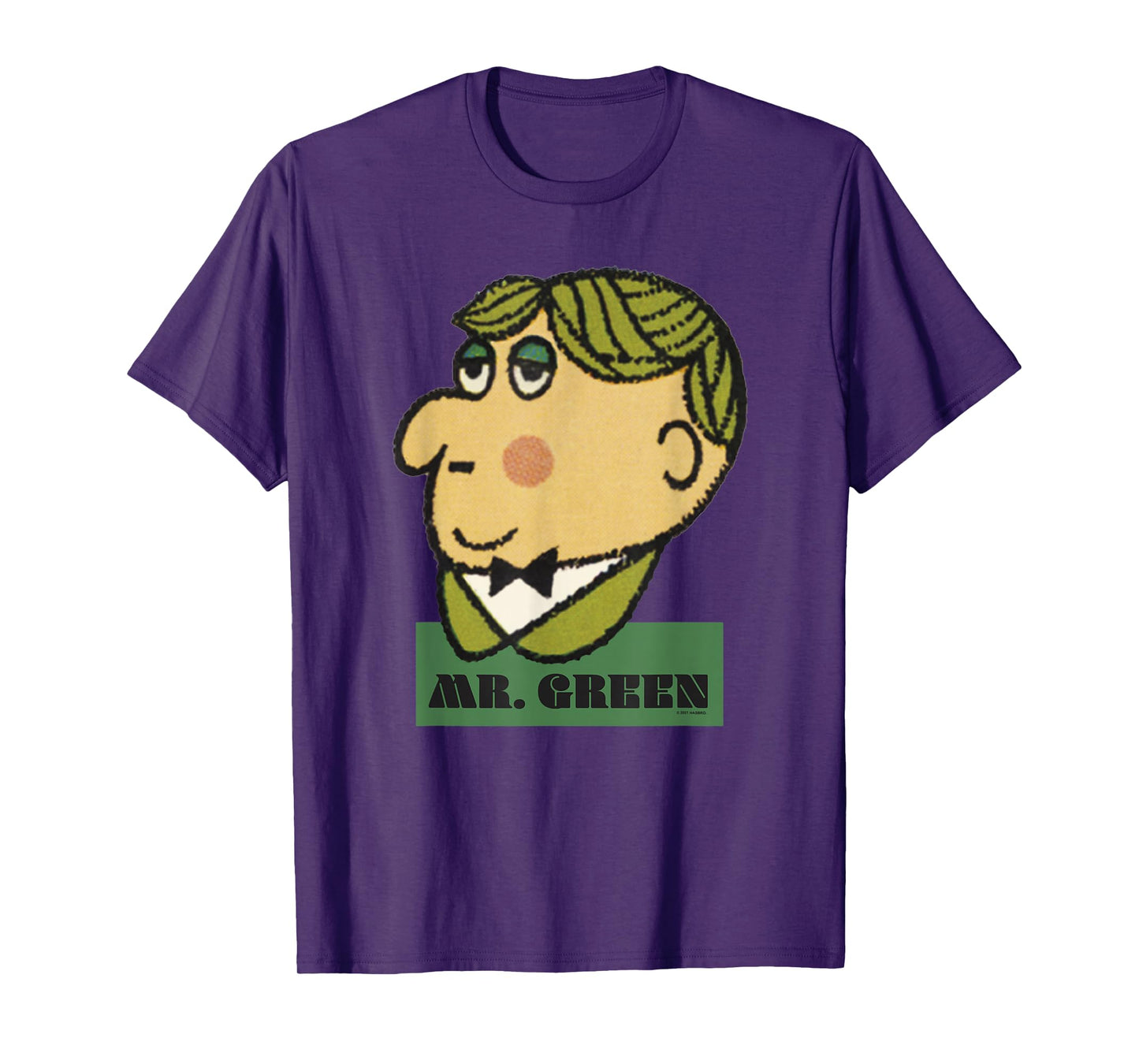 Clue Halloween Mr. Green Big Face T-Shirt