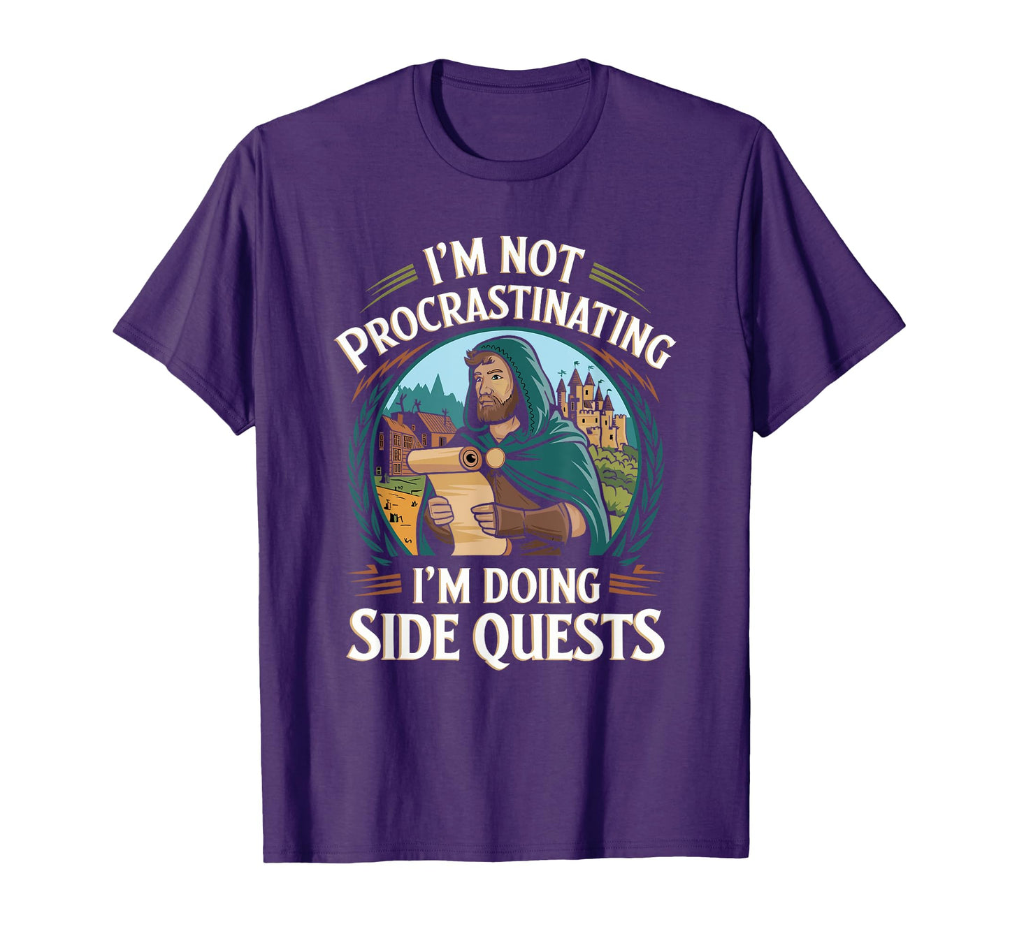 I'm Not Procrastinating Funny Side Quests Gamer T-Shirt