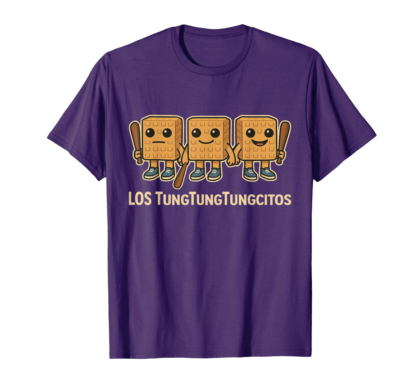 Los TungTungTungcitos Italian Brainrot Sahur Kids Gamer Meme T-Shirt