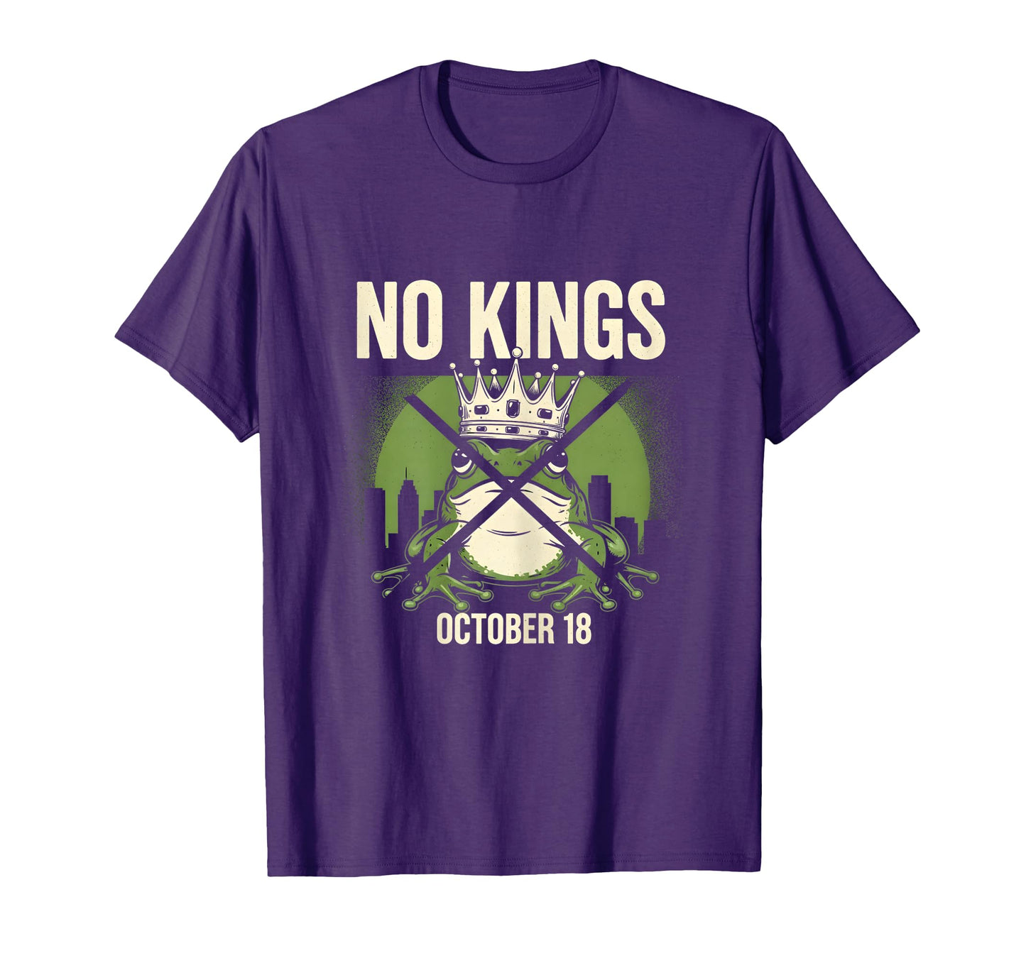 No Kings October 18 Portland Frog Hop Resist Protest T-Shirt