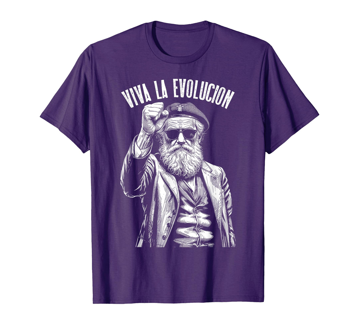 Viva La Evolucion Darwin Funny Evolution Revolutionary T-Shirt