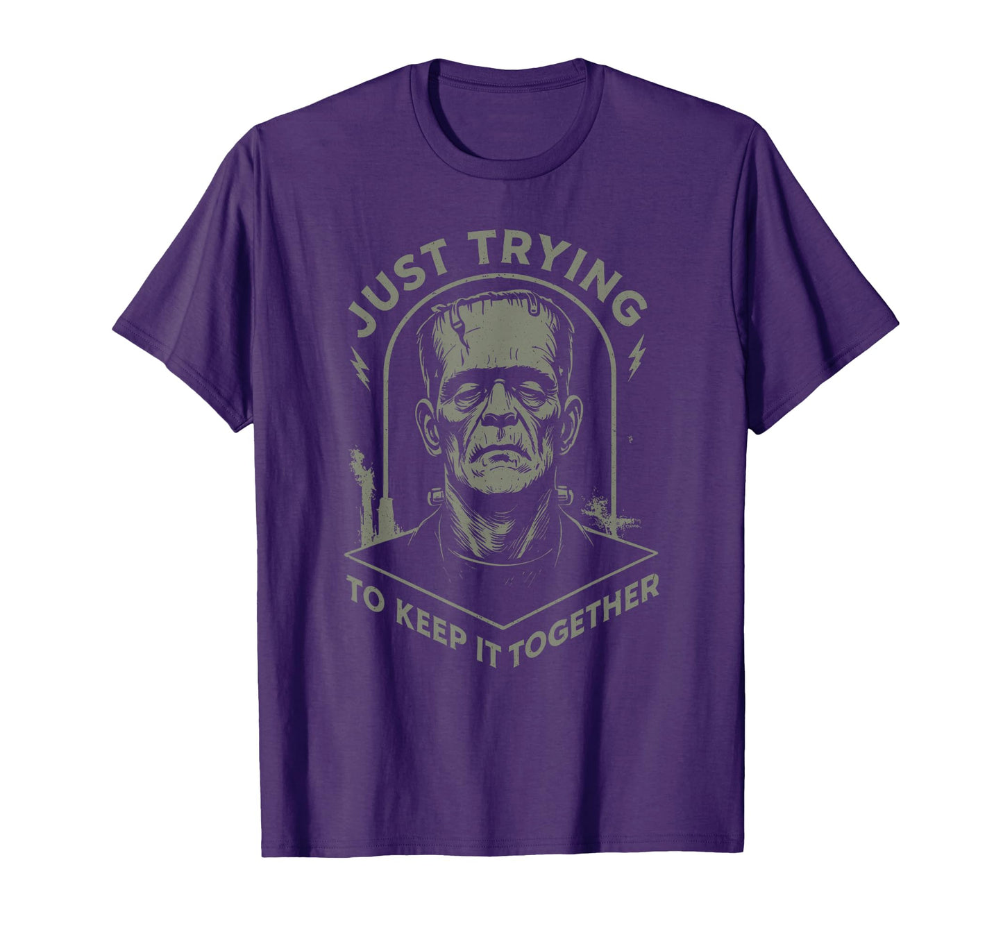 Vintage Frankenstein Monster Just Trying to Keep it Together T-Shirt