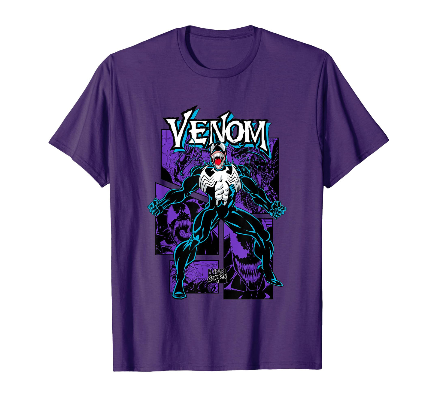 Marvel Comics Venom Vintage Villain Comic Cover T-Shirt