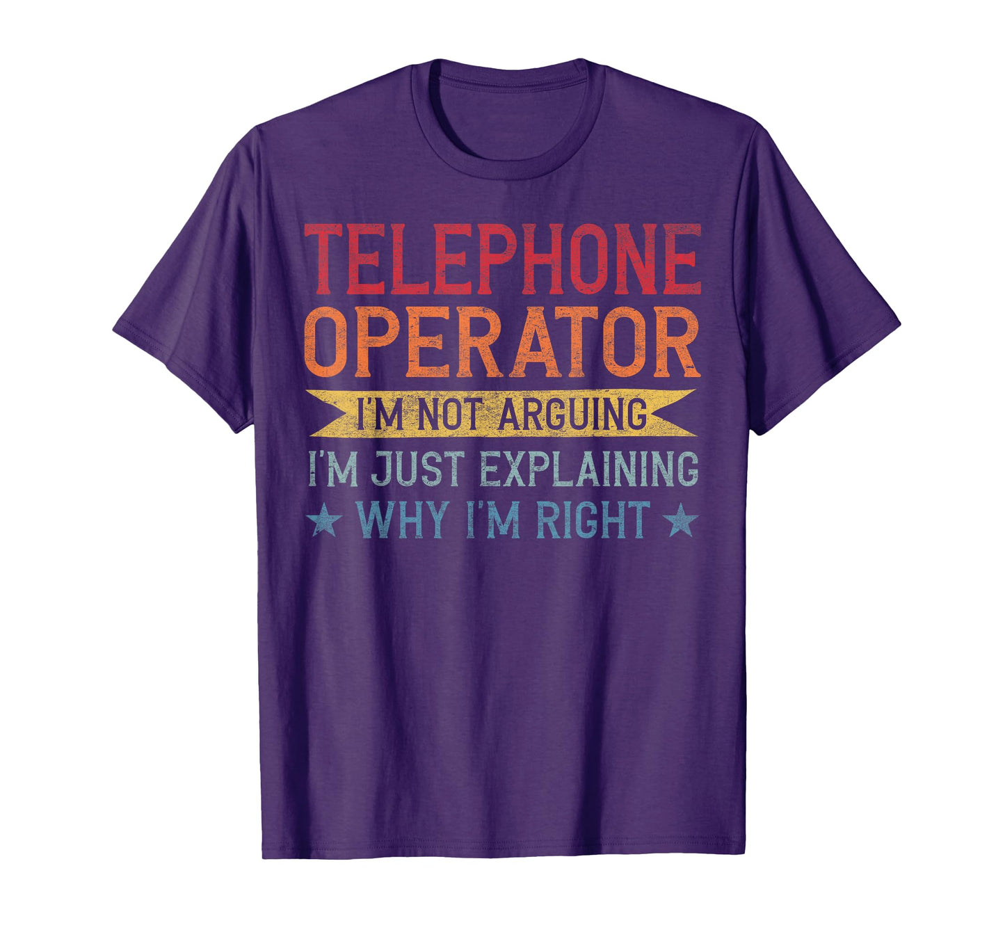 Funny Profession Quote Telephone Operator T-Shirt
