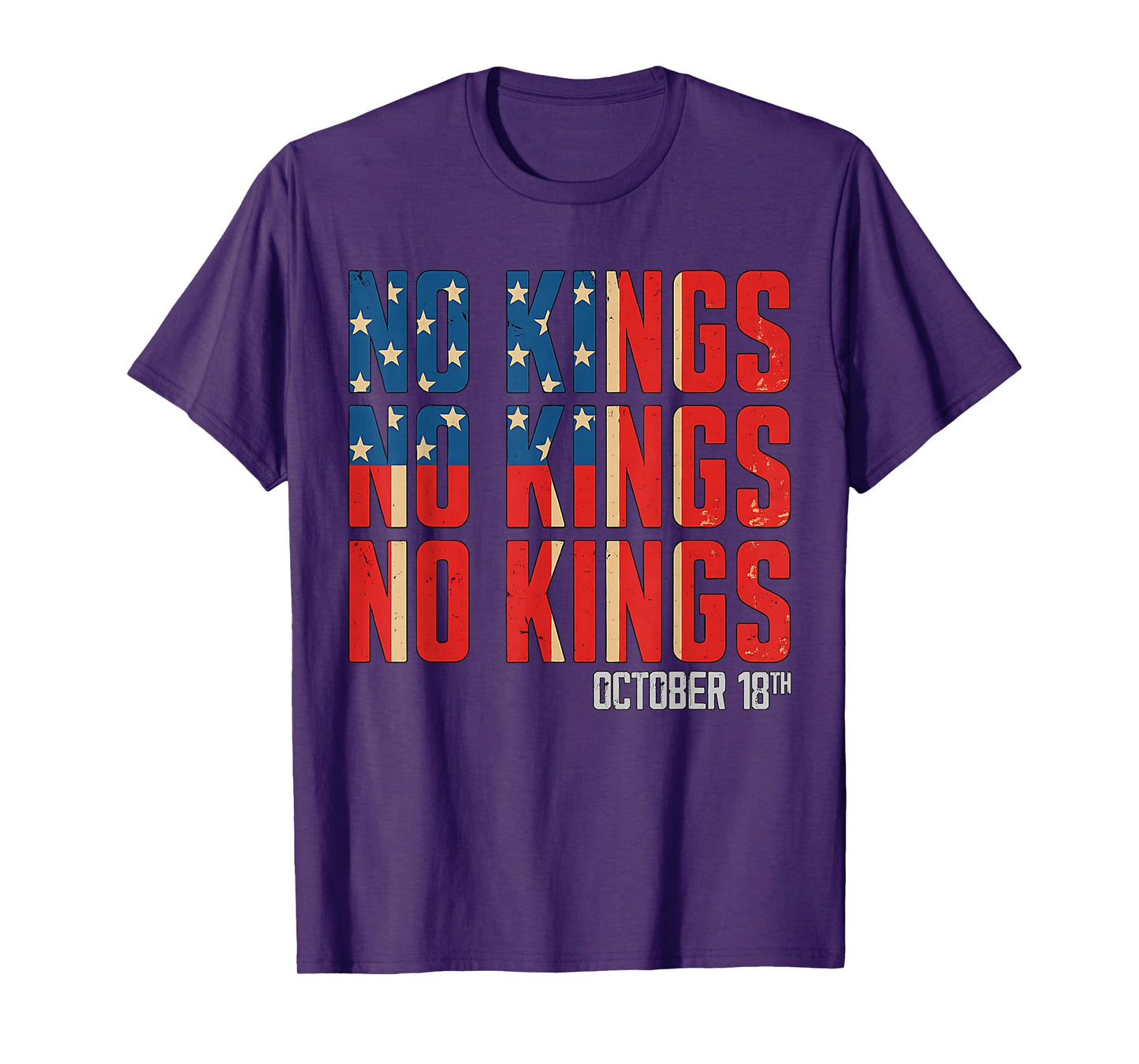 No Kings October 18 Shirt Men Women Kids No Kings 2025 T-Shirt
