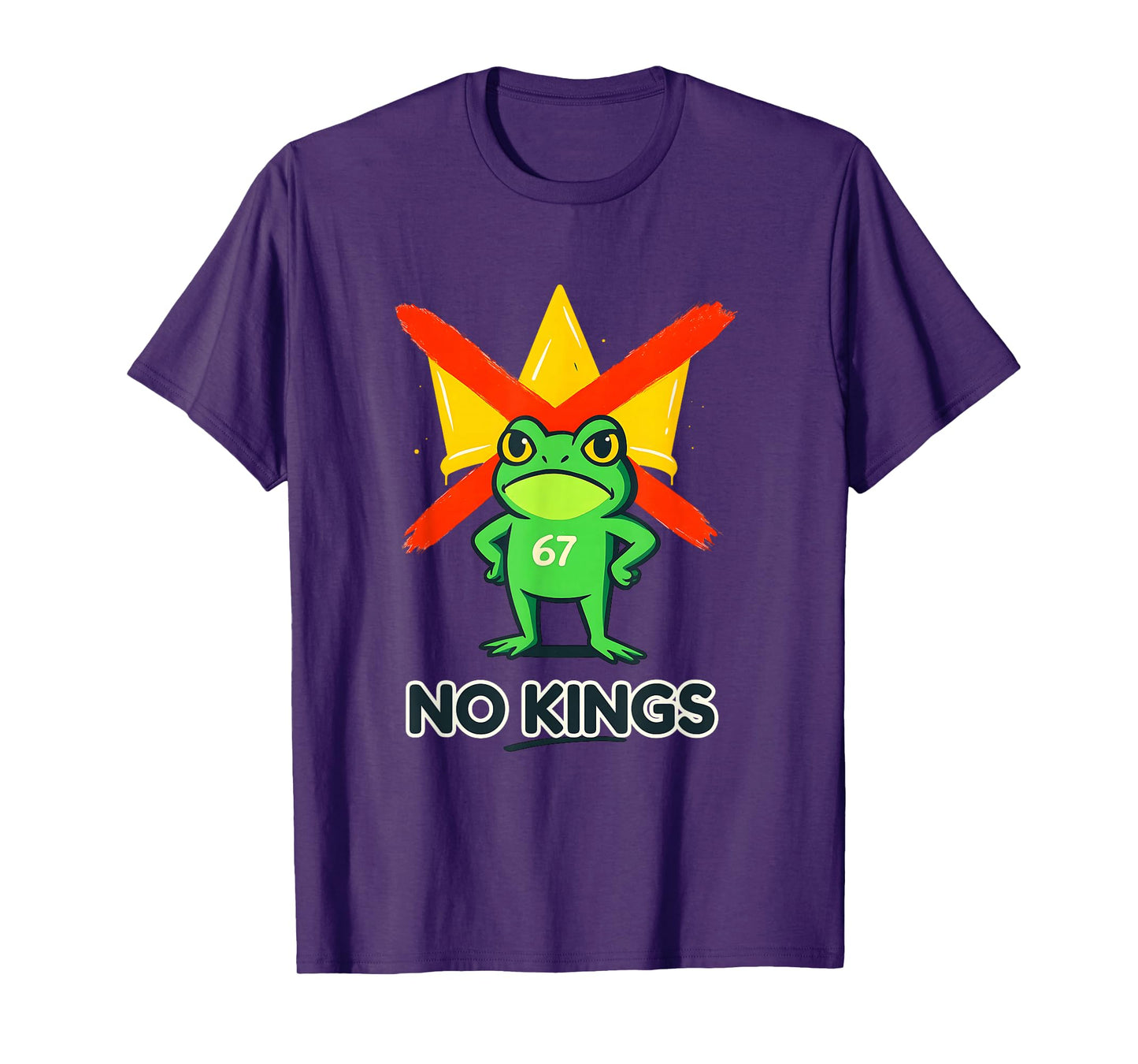 No Kings Shirt Men Women Portland Frog Protest T-Shirt