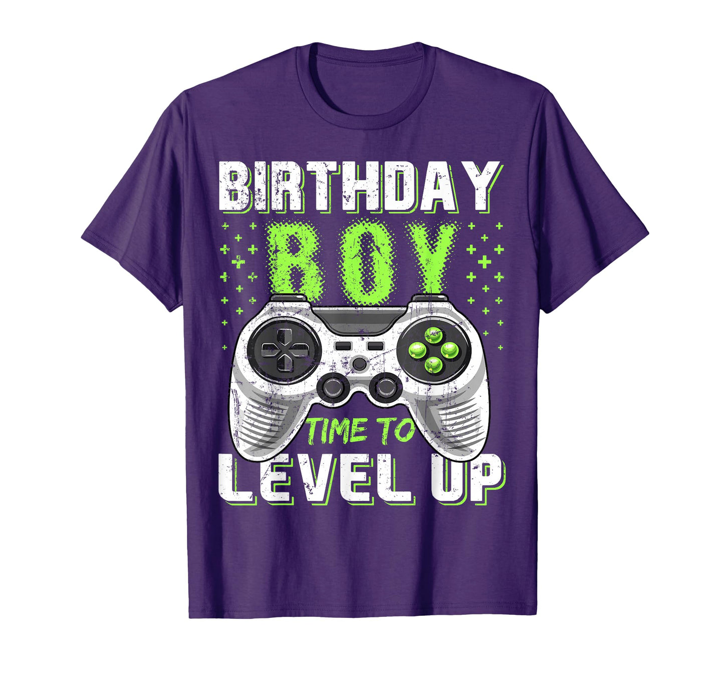 Level Up Birthday Boy Video Game T-Shirt - Classic Fit, Black, Kids Party Gift