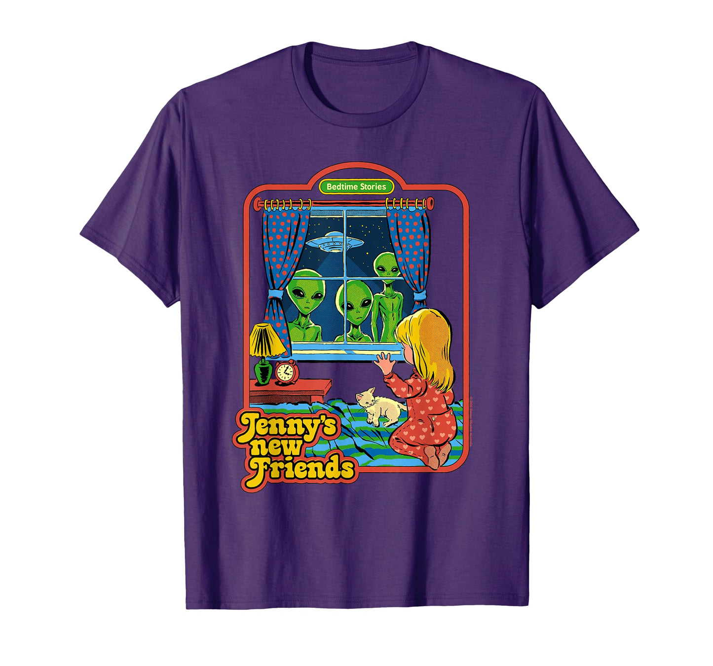 Jenny's New Friends UFO Alien Retro Funny Adult Humor T-Shirt