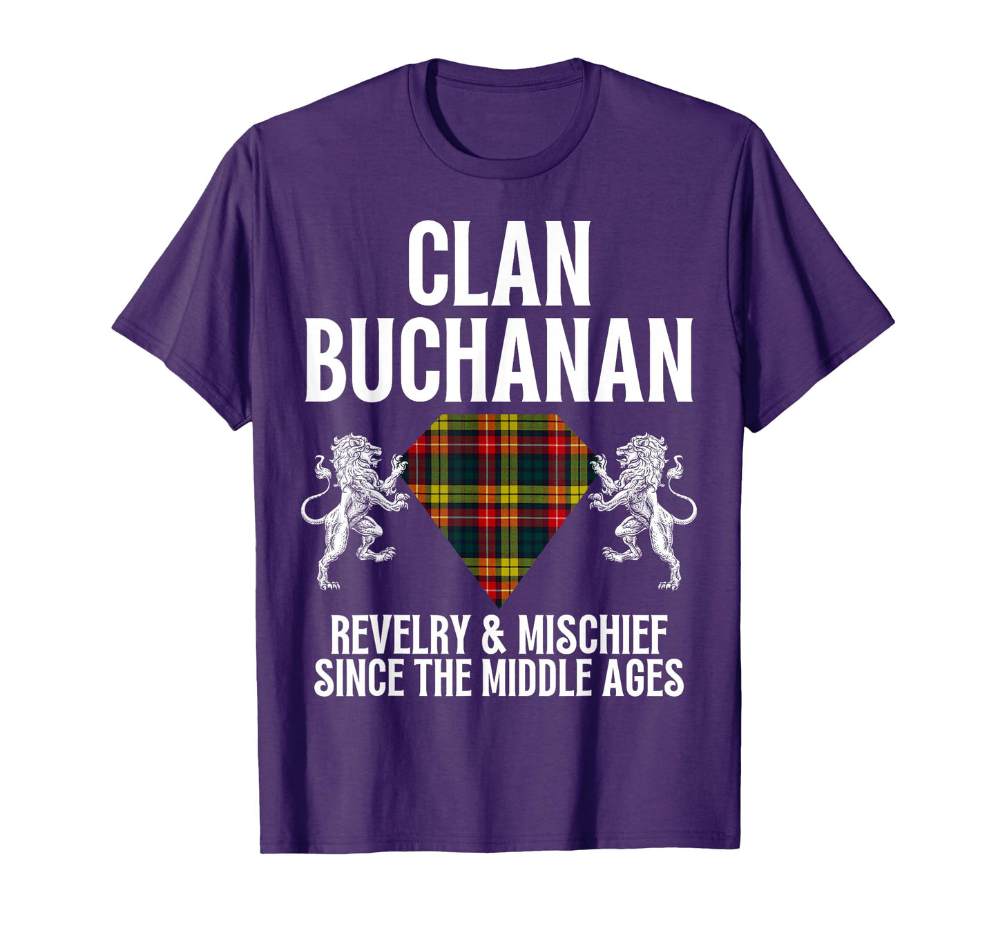 Buchanan Clan Scottish Name Coat Of Arms Tartan Family T-Shirt