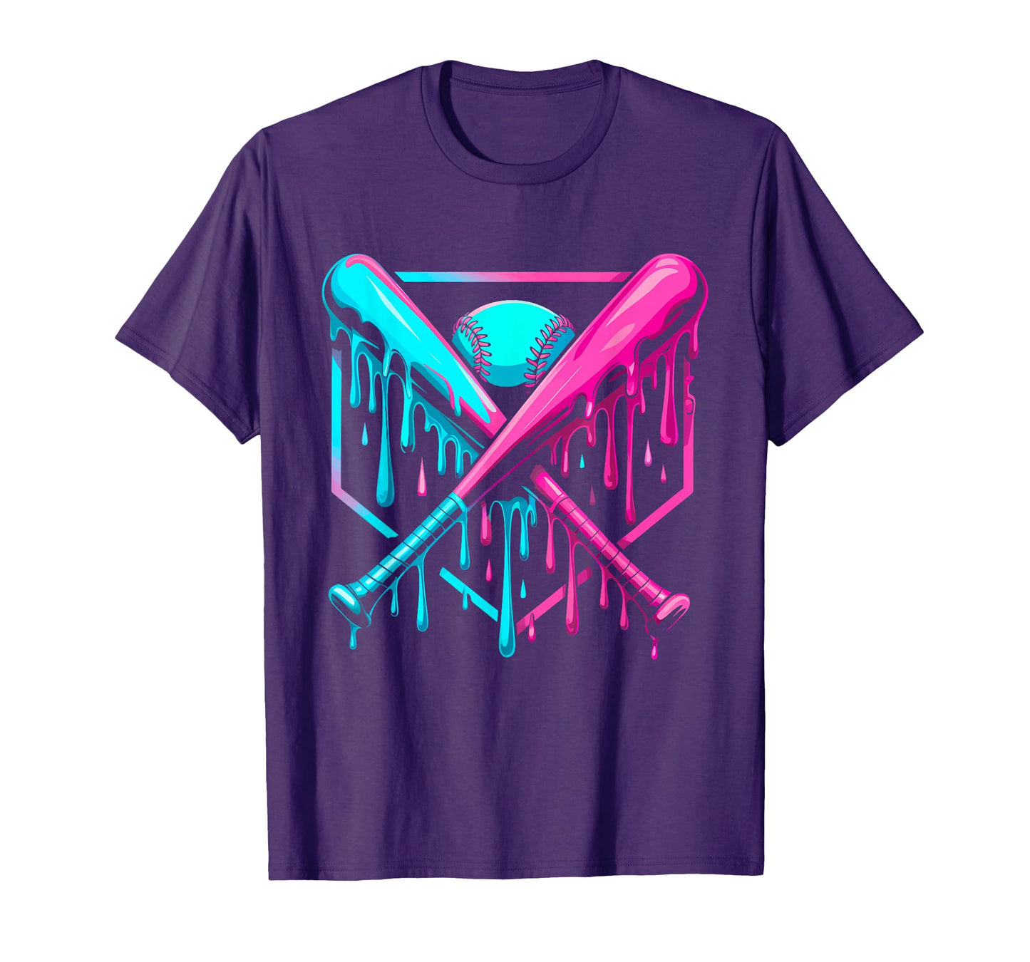 Ice Cream Baseball Drip Respect The Drip Youth Boy Baseball T-Shirt