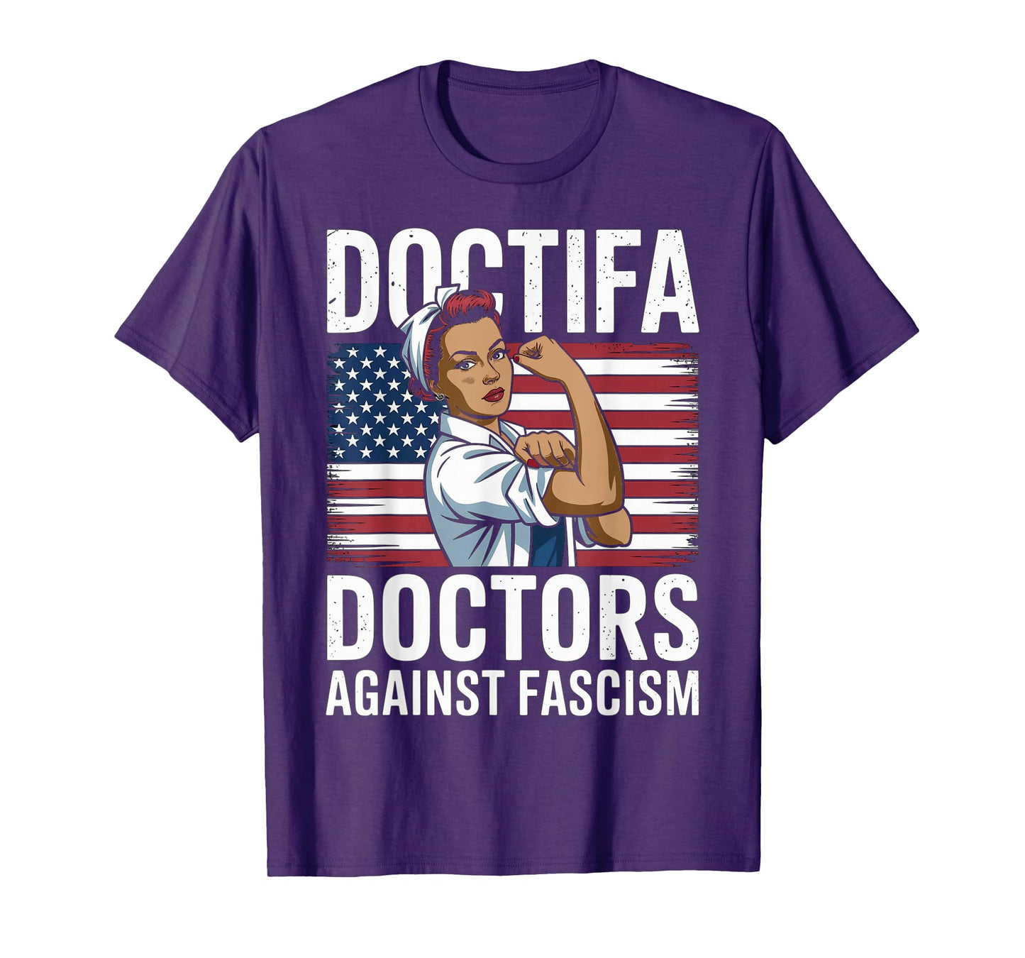 Doctifa Black Women Doctors Against Fascism Resist No Kings T-Shirt