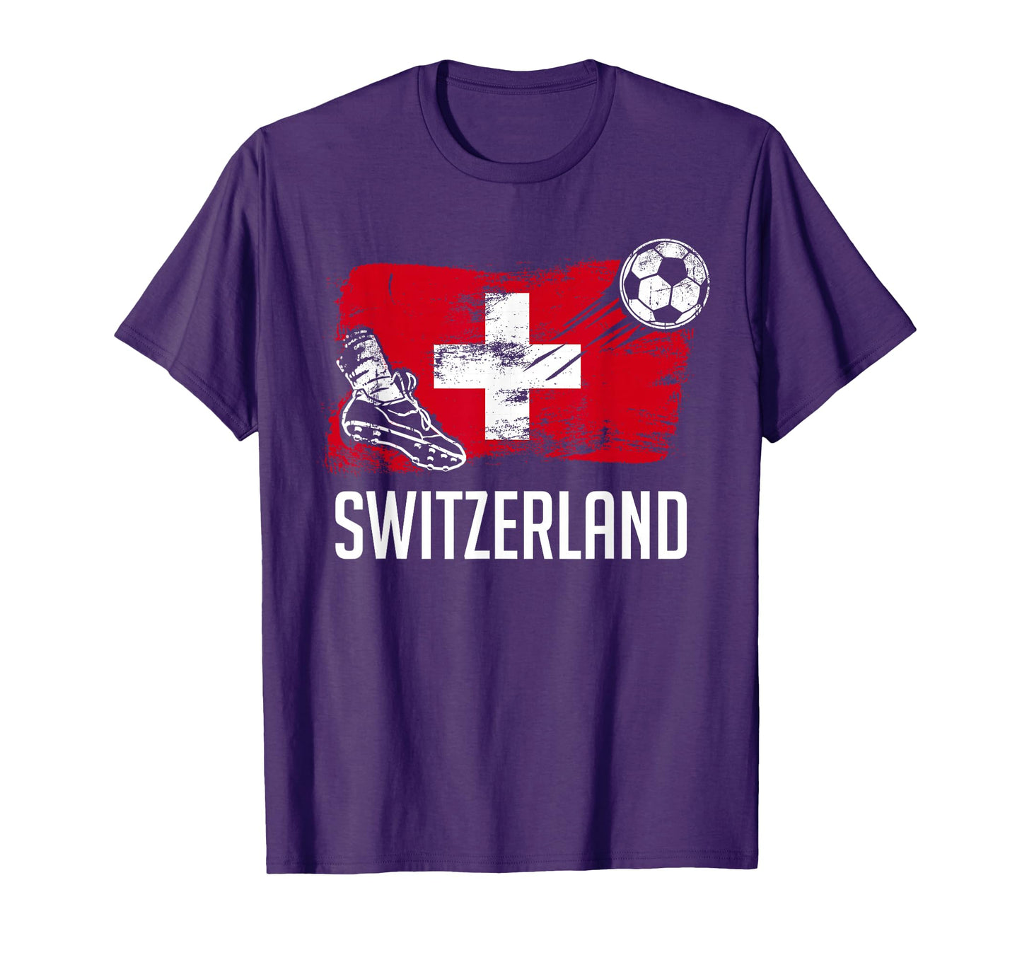 Switzerland Flag Jersey Swiss Soccer Team Swiss T-Shirt