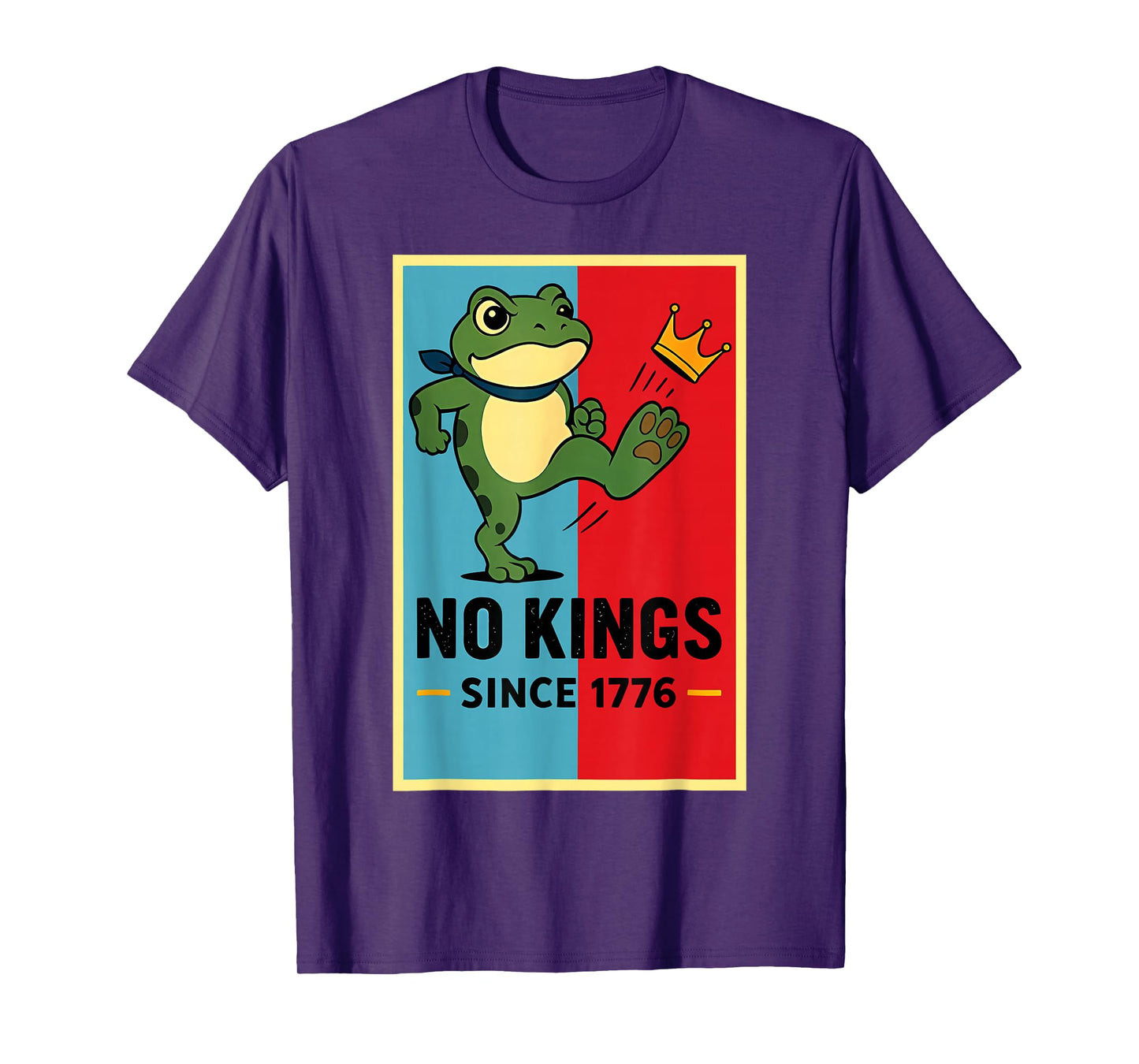 No Kings Shirt Men Women Portland Frog Protest T-Shirt