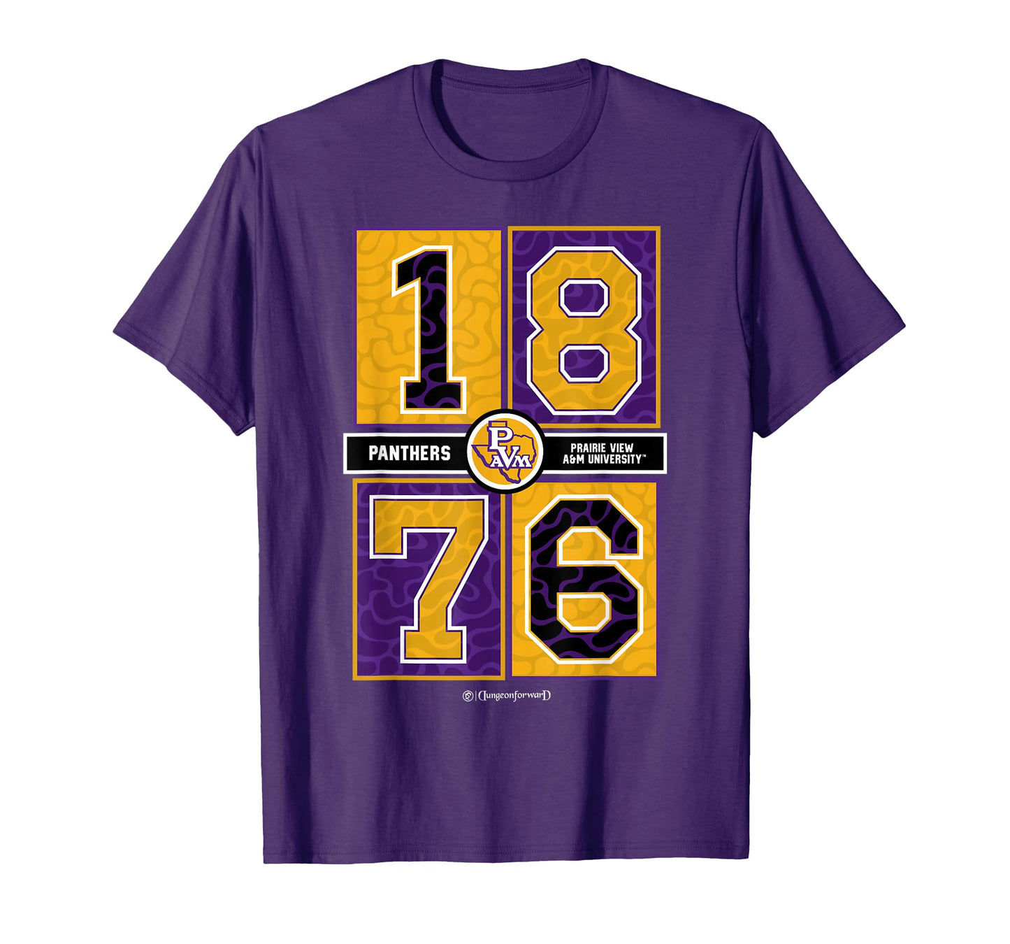 Prairie View A&M University - HBCU - Panthers Concrete Date T-Shirt