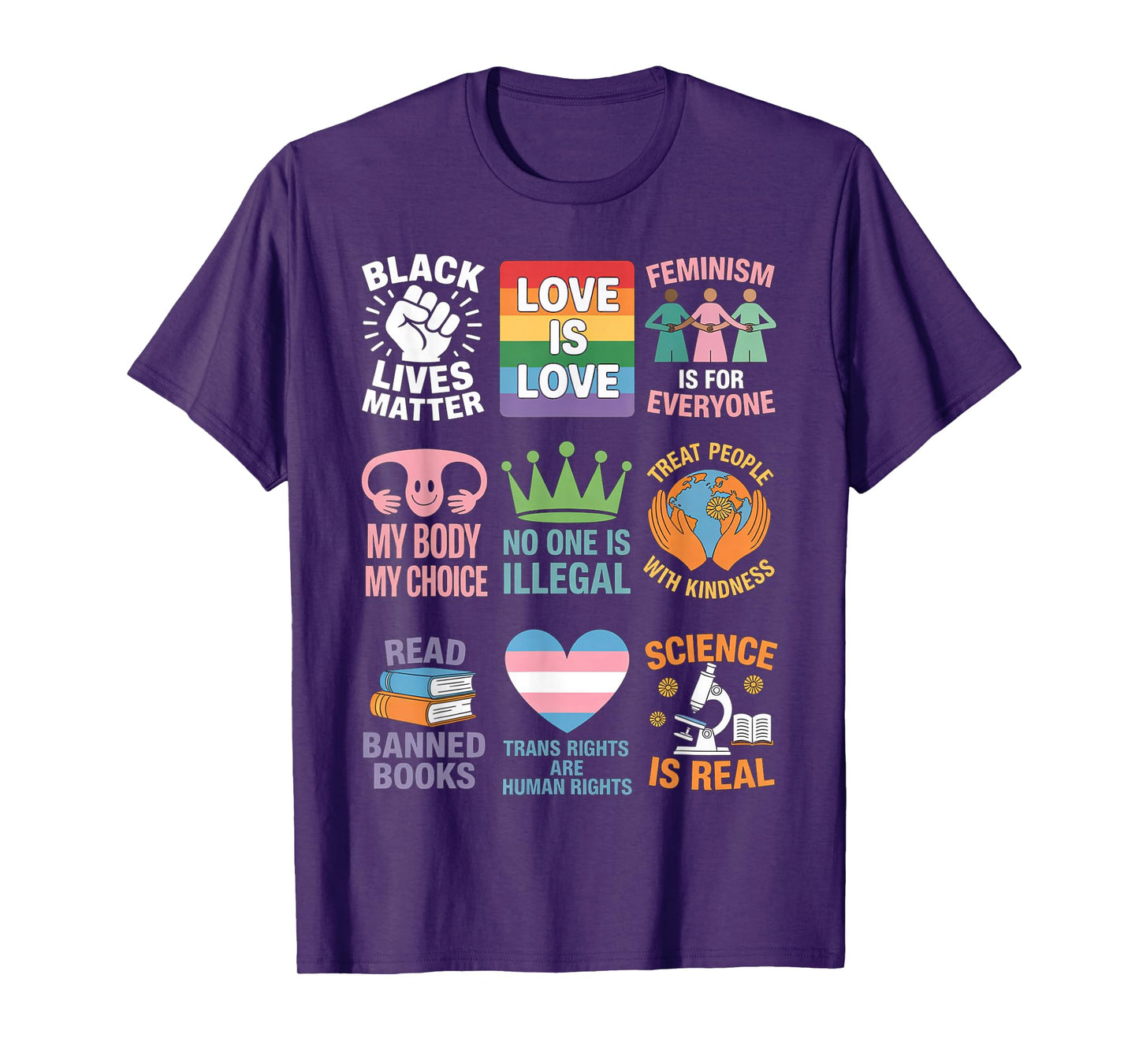 No King Resist Protest Equality Immigrant LGBTQ Ally Liberal T-Shirt