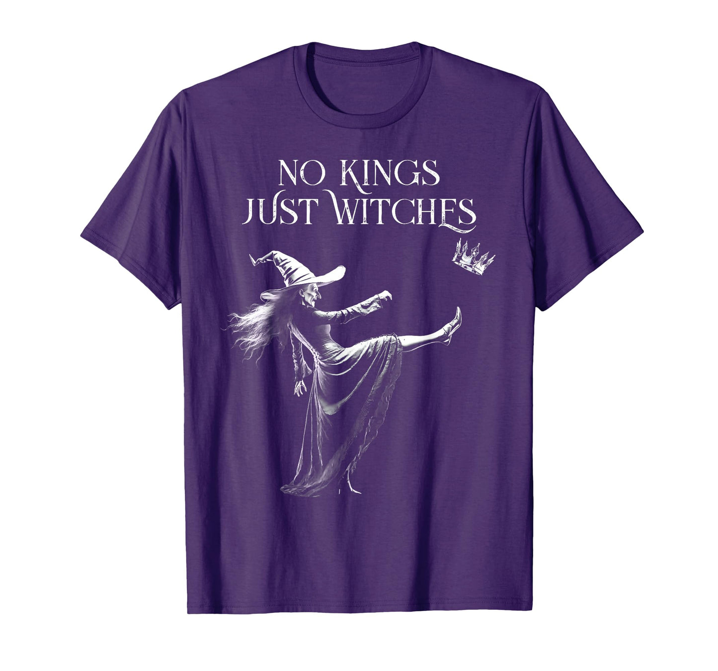 No Kings Just Witches Funny Witchcore Halloween Costume T-Shirt