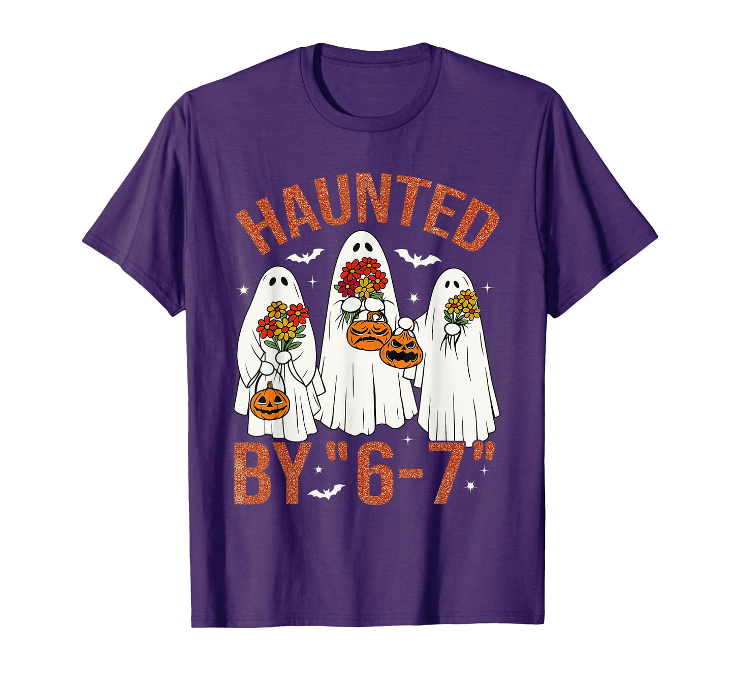 67 Meme Cute Boo Halloween Costume Haunted by 6 7 Six Seven T-Shirt