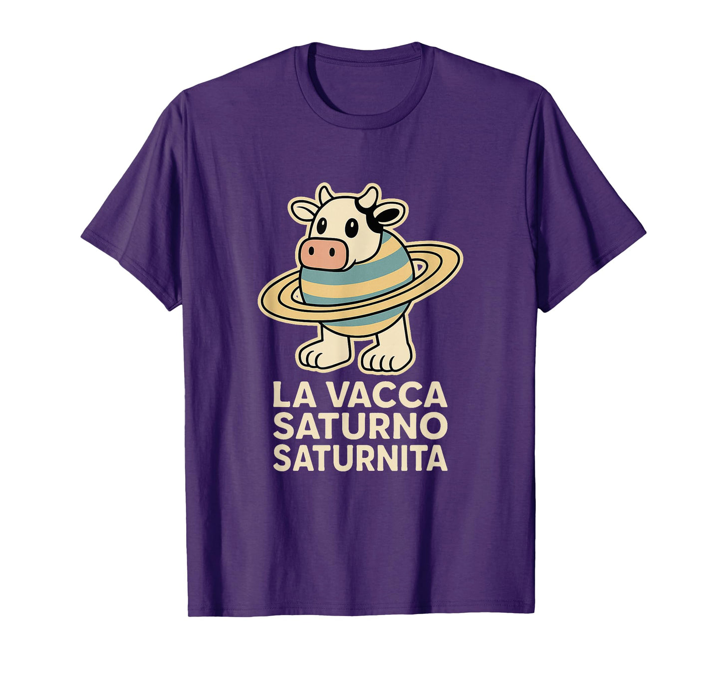 La Vacca Saturno Saturnita Funny Italian Brainrot Kids Meme T-Shirt