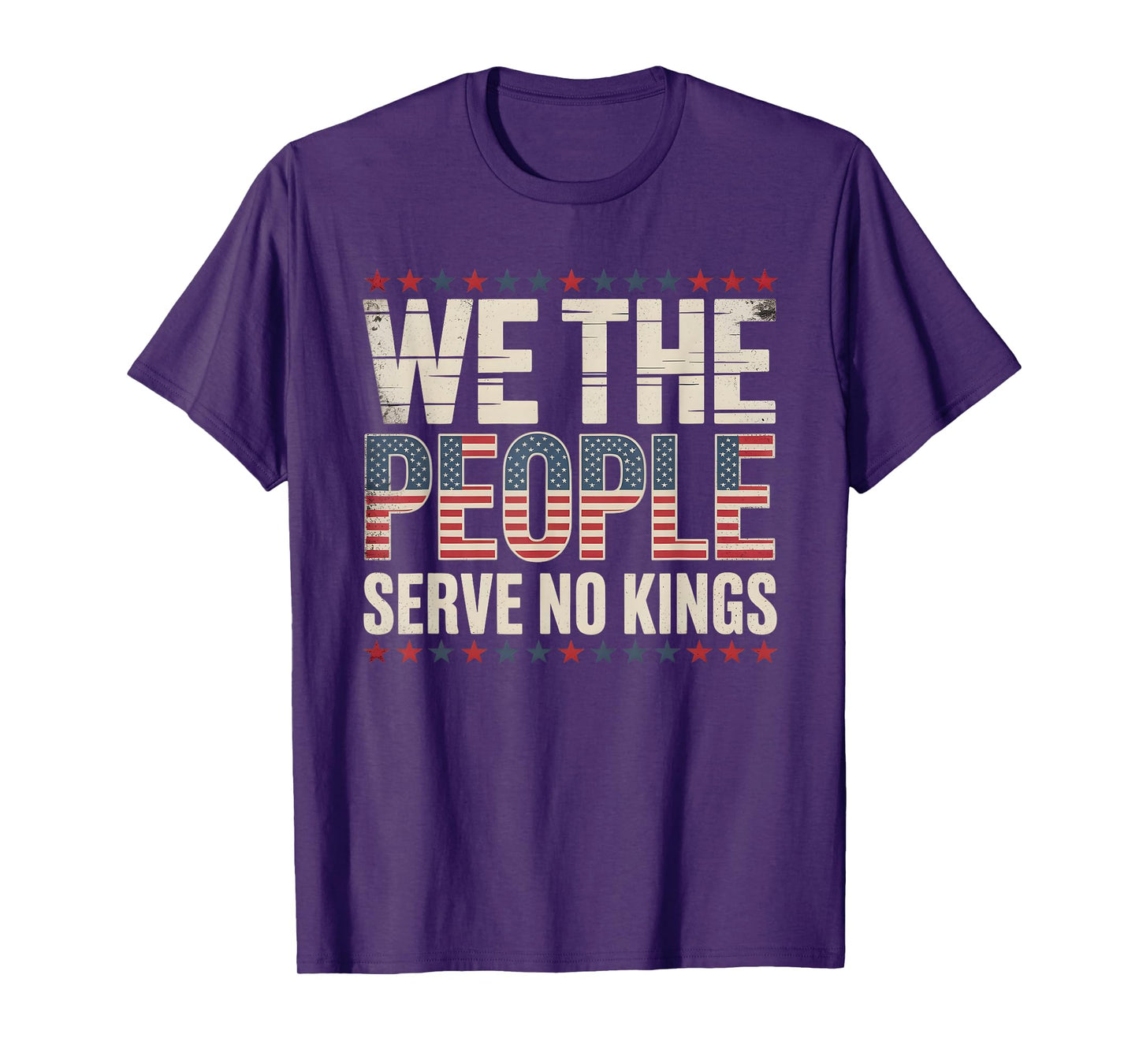 No Kings in America Democracy We The People Patriotic T-Shirt