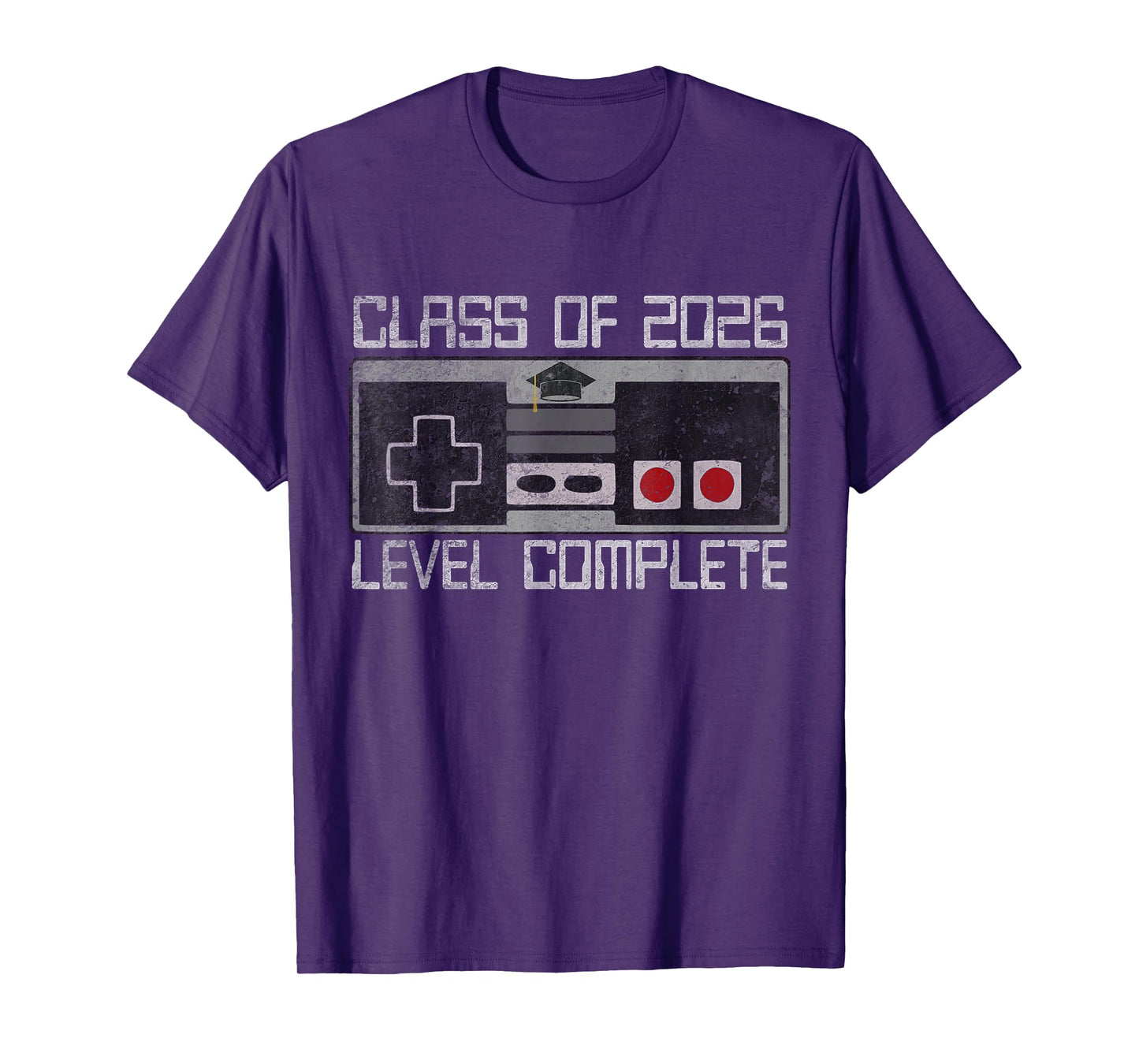 Class of 2026 Level Complete Senior Graduation For Gamer T-Shirt