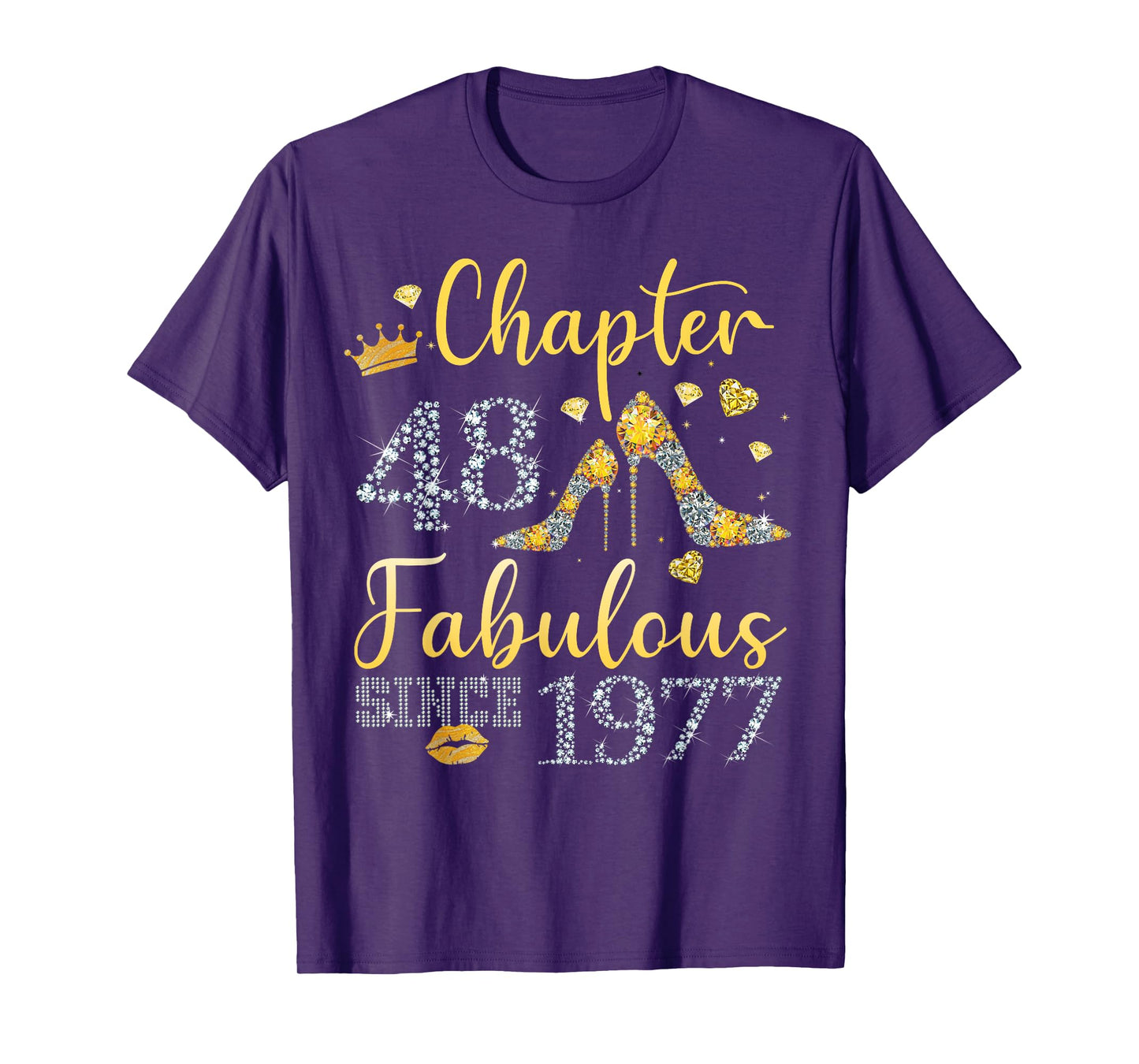 Women Chapter 48 Fabulous Since 1977 48 years old Birthday T-Shirt