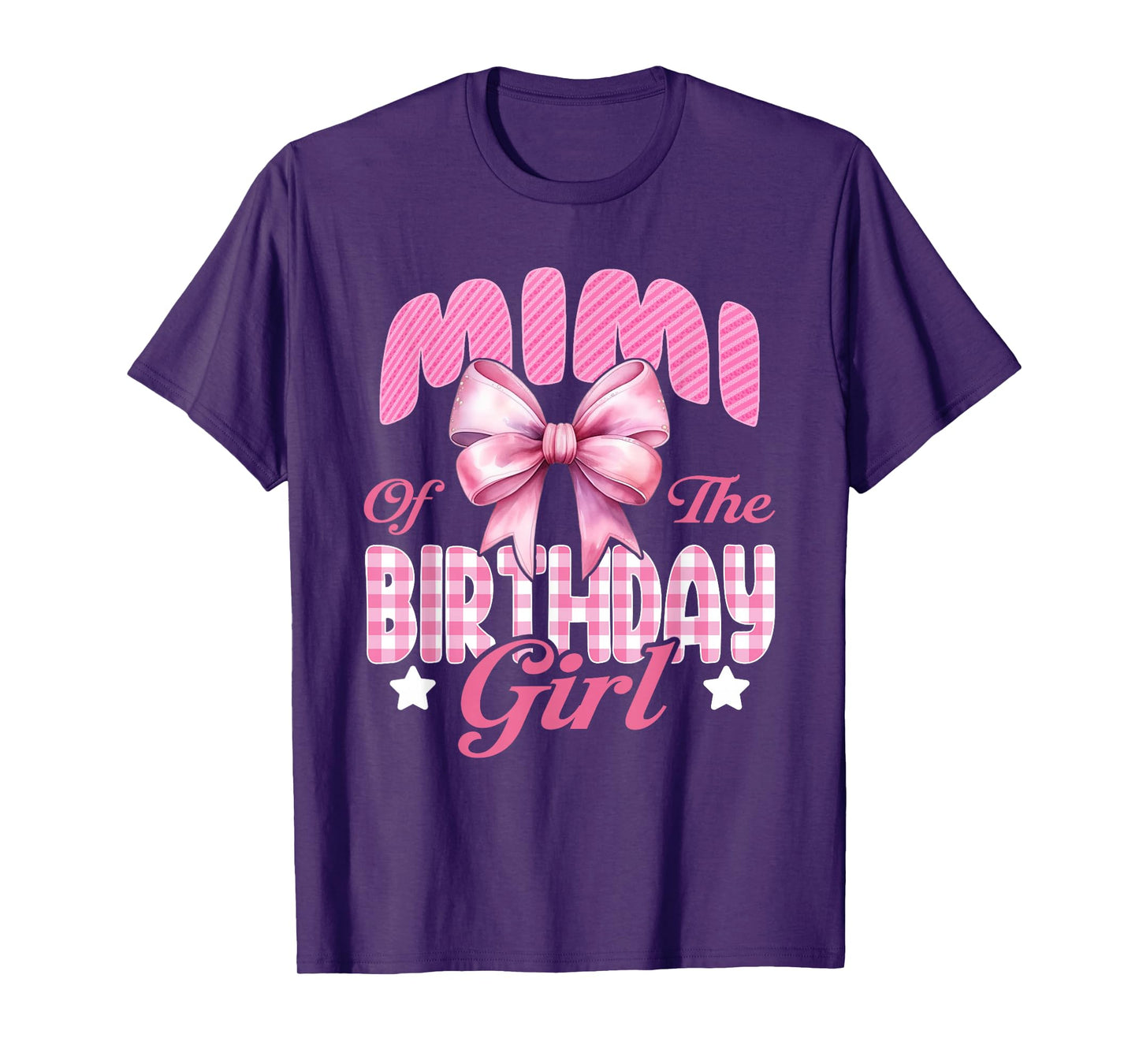 Mimi of The Birthday Girl Family Pink Coquette Bow T-Shirt